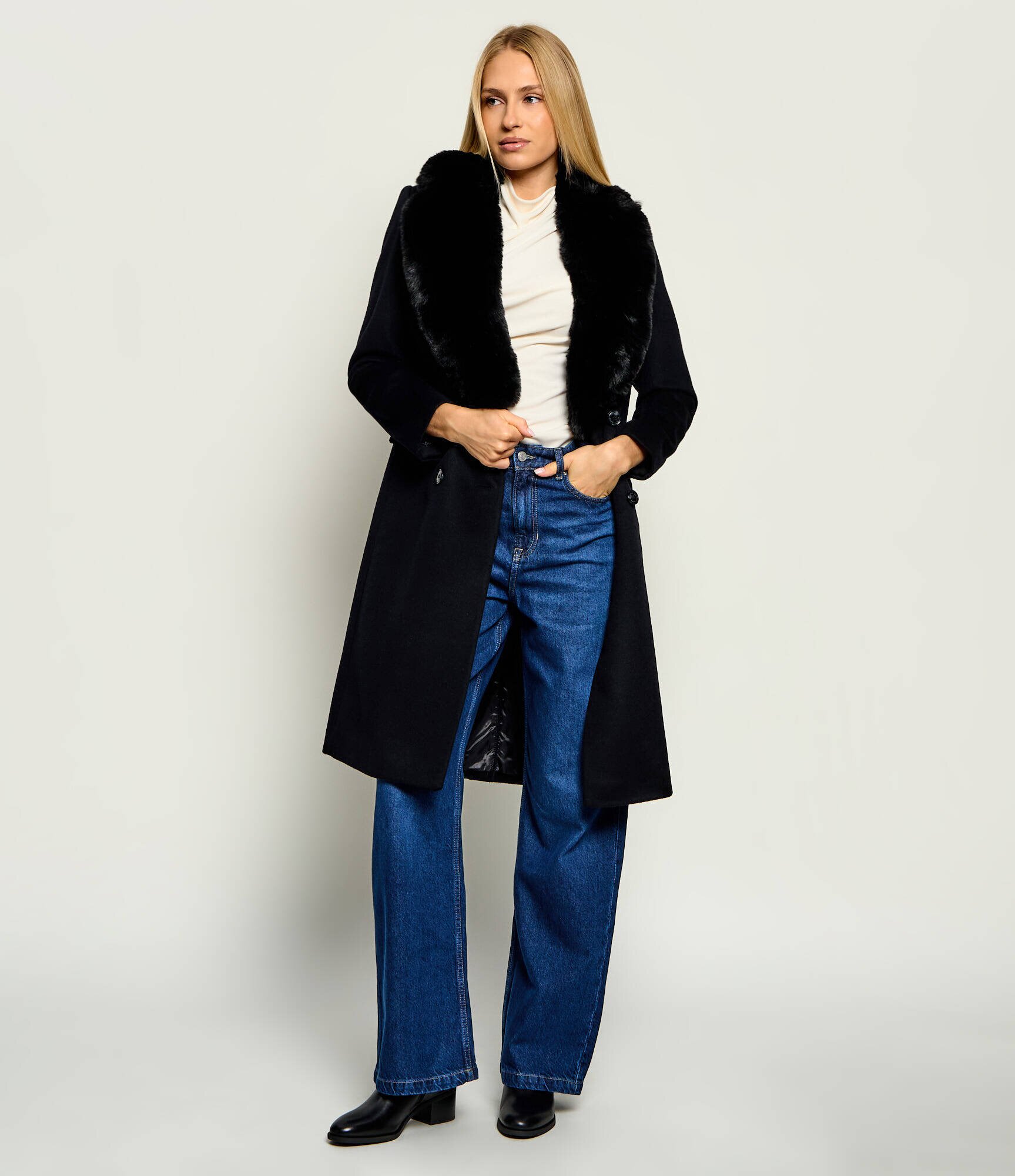 Lauren Ralph Lauren De lână palton cu adaos de cașmir
