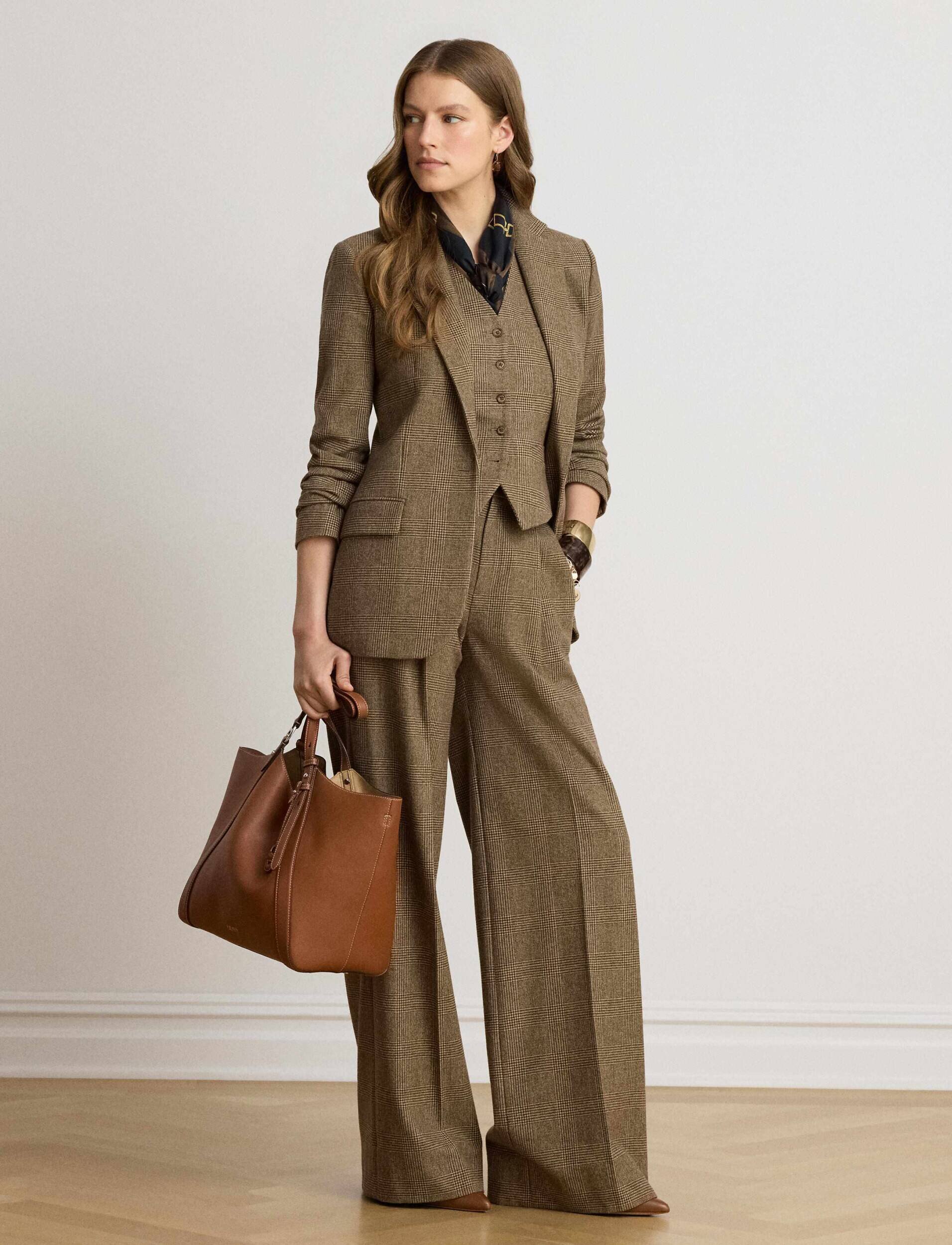 Lauren Ralph Lauren De lână pantaloni | Relaxed fit