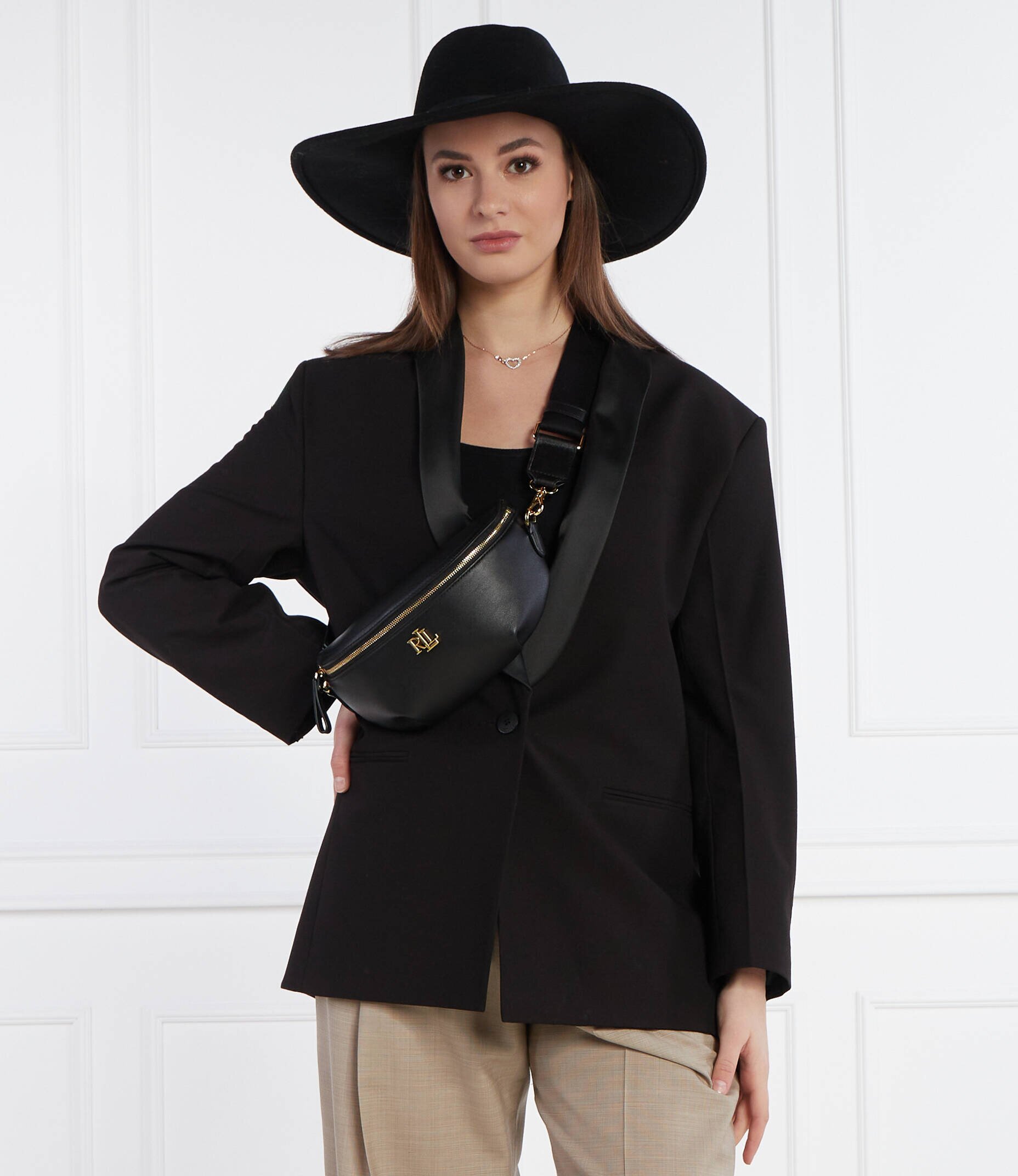 Lauren Ralph Lauren De piele borsetă MARCY