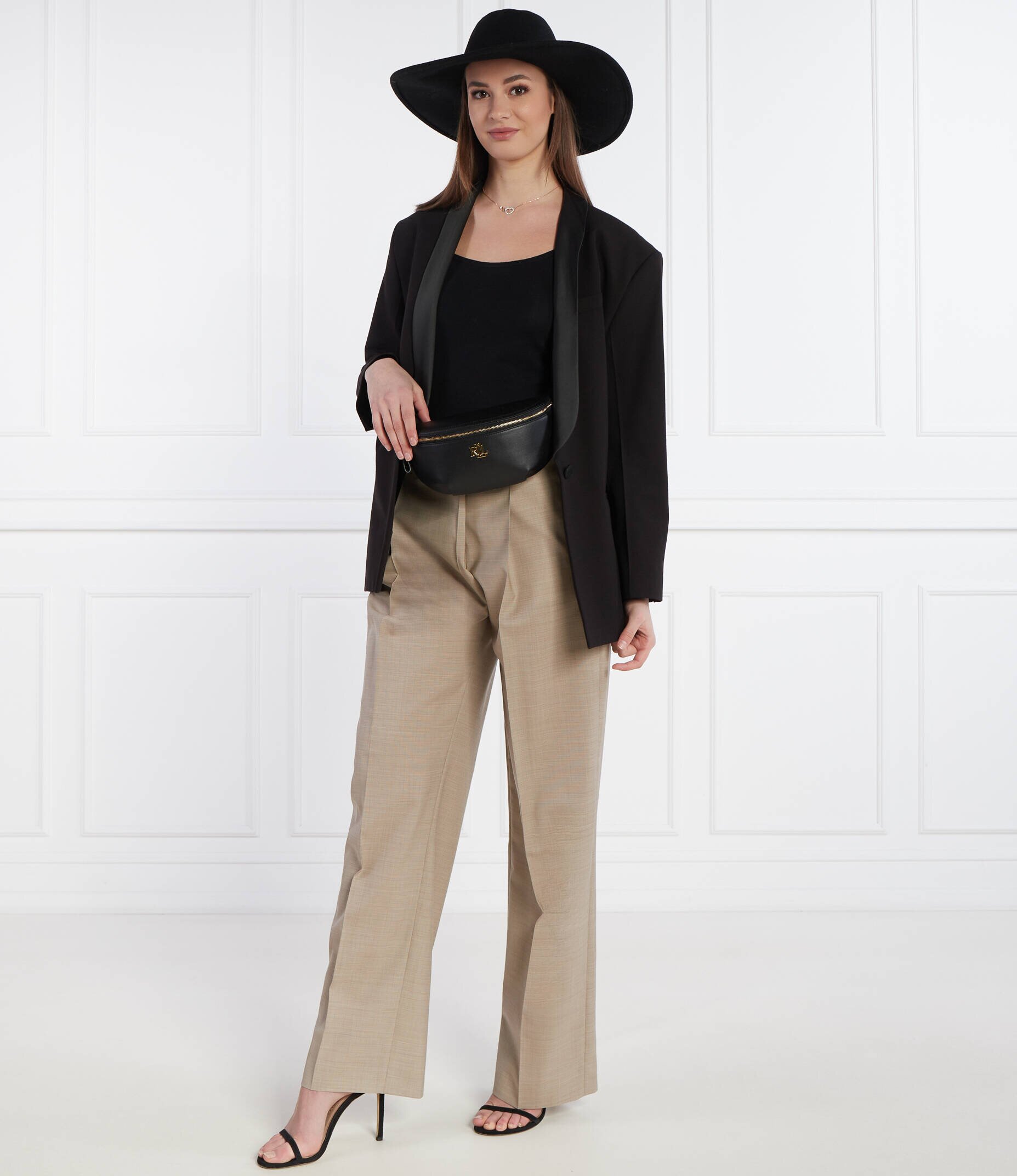 Lauren Ralph Lauren De piele borsetă MARCY