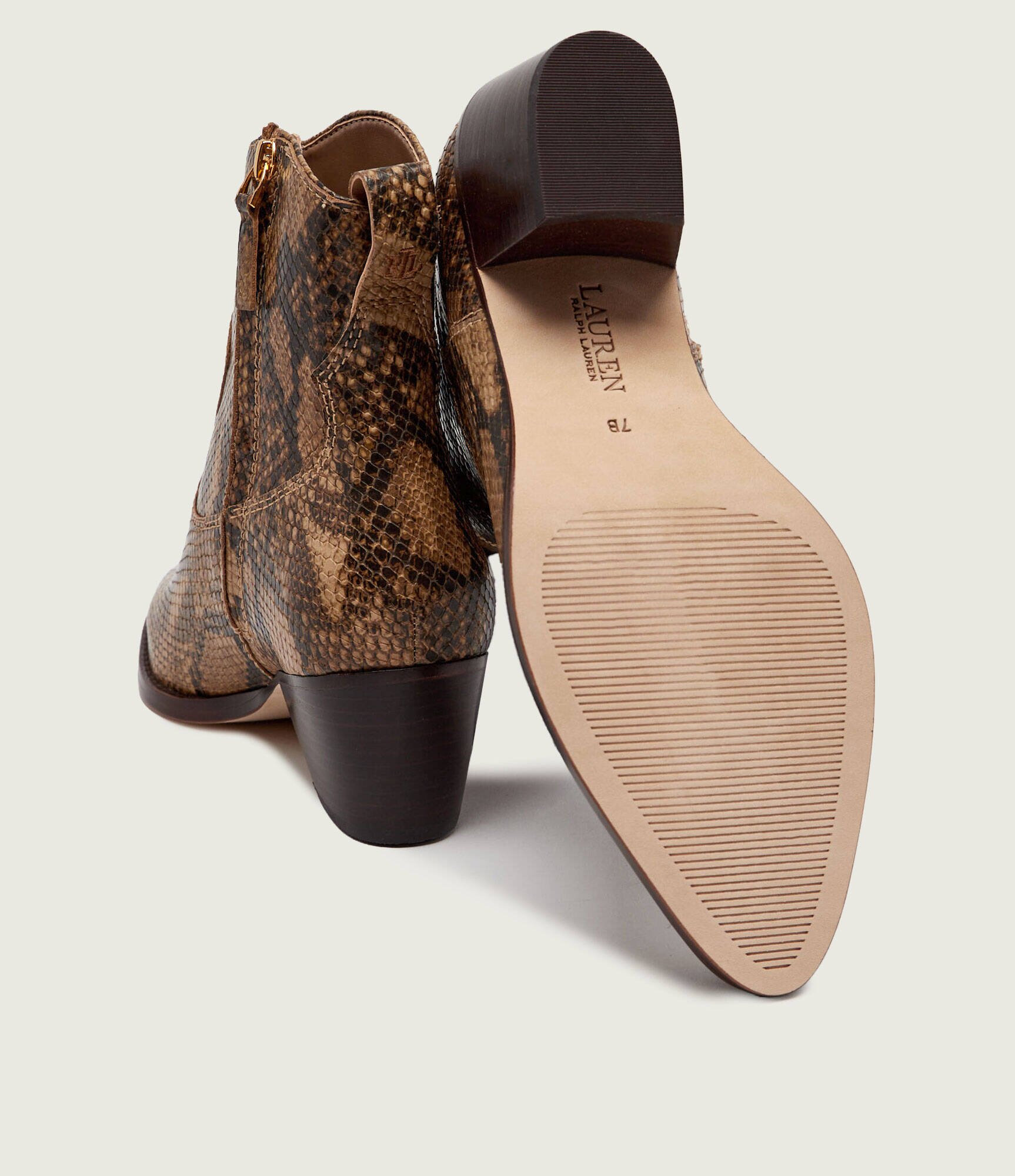 Lauren Ralph Lauren De piele cizme cowboy Harpher
