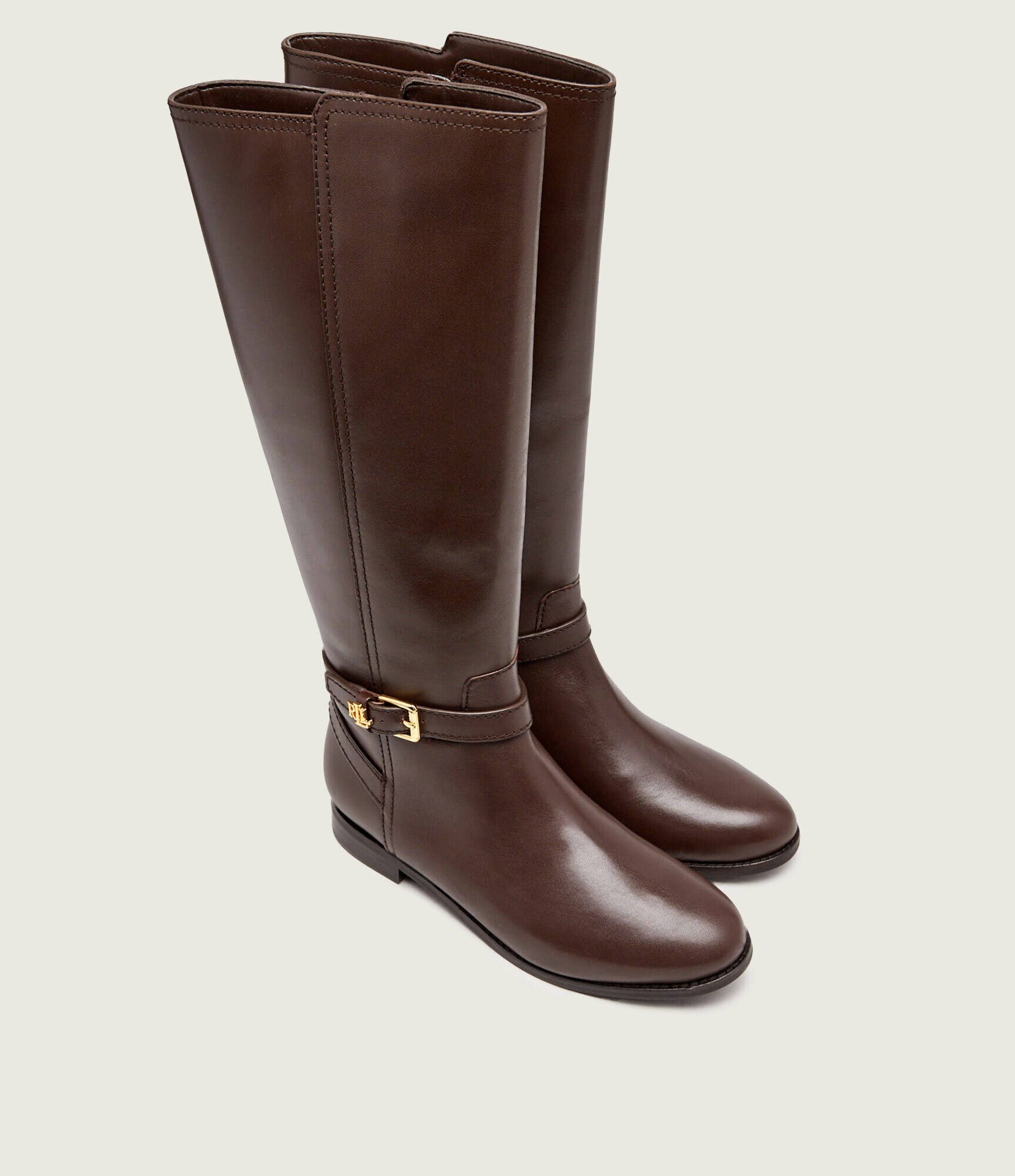 Lauren Ralph Lauren De piele cizme de echitație Brooke