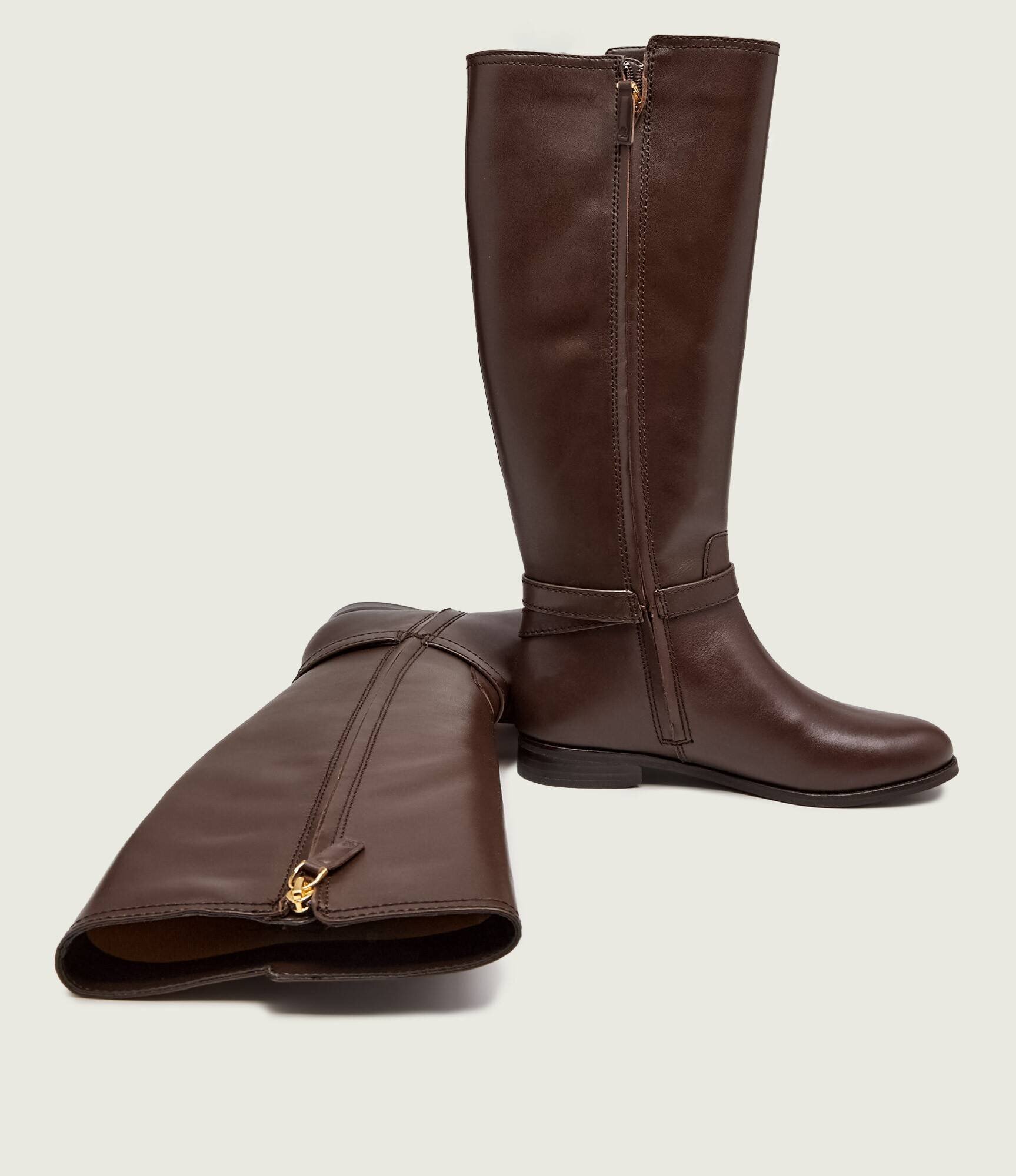 Lauren Ralph Lauren De piele cizme de echitație Brooke