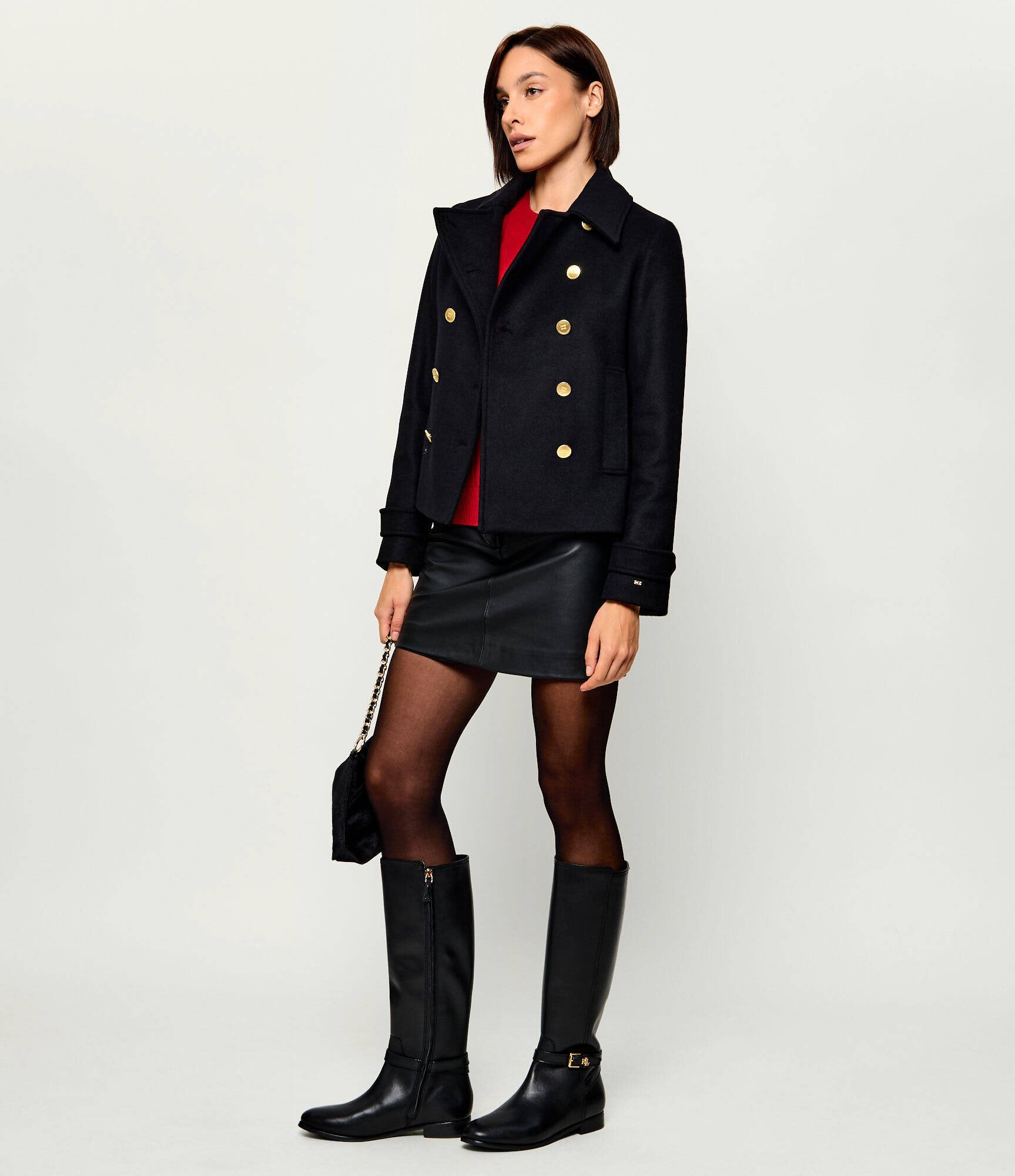 Lauren Ralph Lauren De piele cizme de echitație Brooke