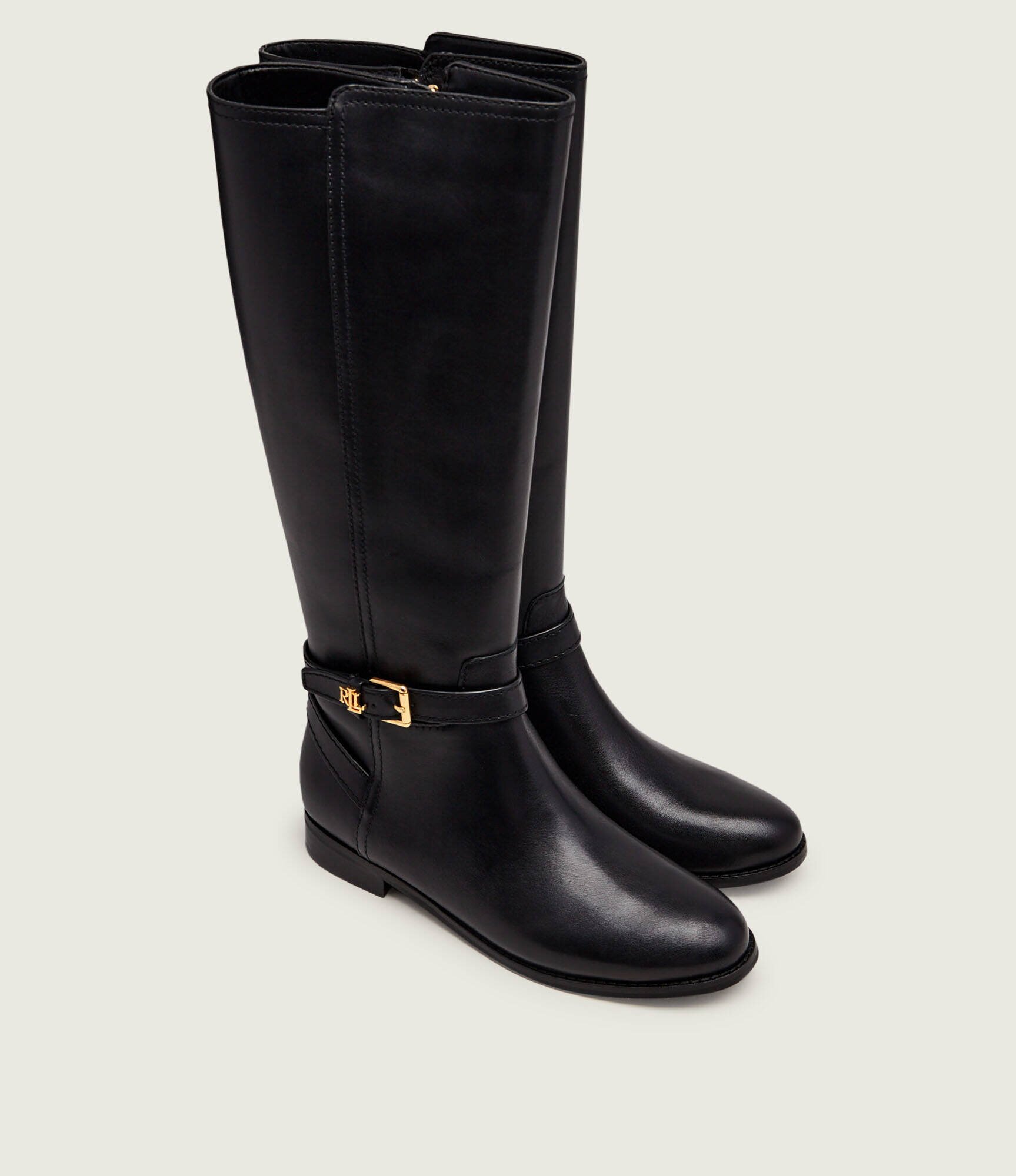 Lauren Ralph Lauren De piele cizme de echitație Brooke
