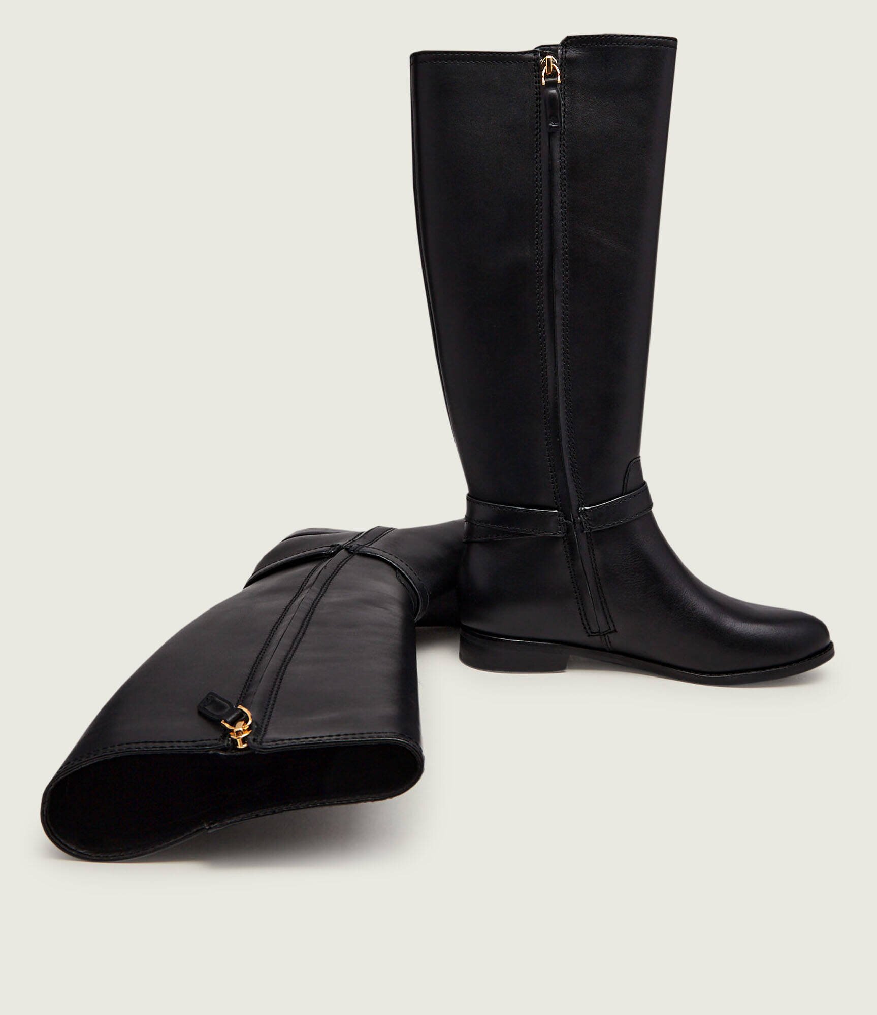 Lauren Ralph Lauren De piele cizme de echitație Brooke