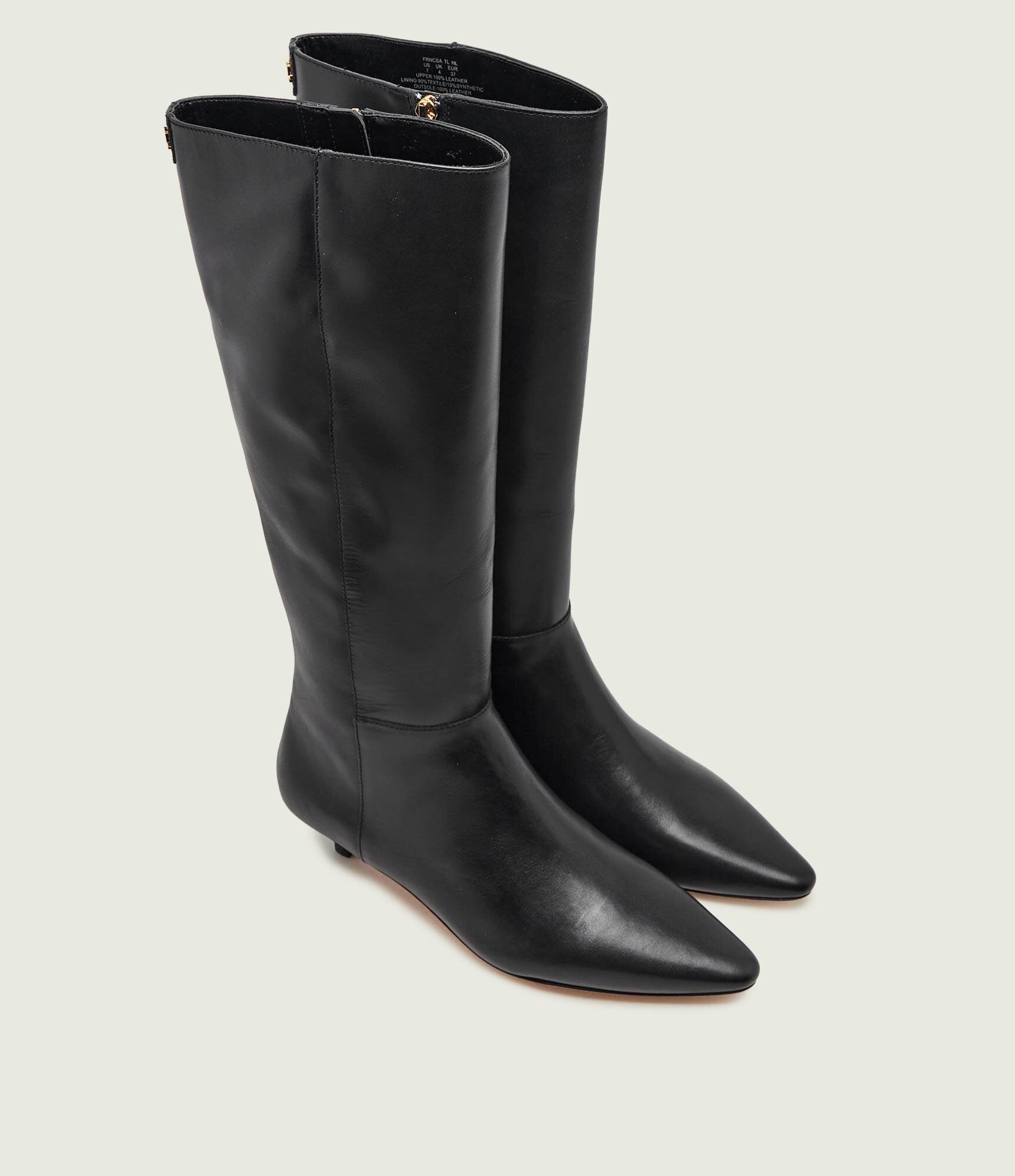 Lauren Ralph Lauren De piele cizme Francesca
