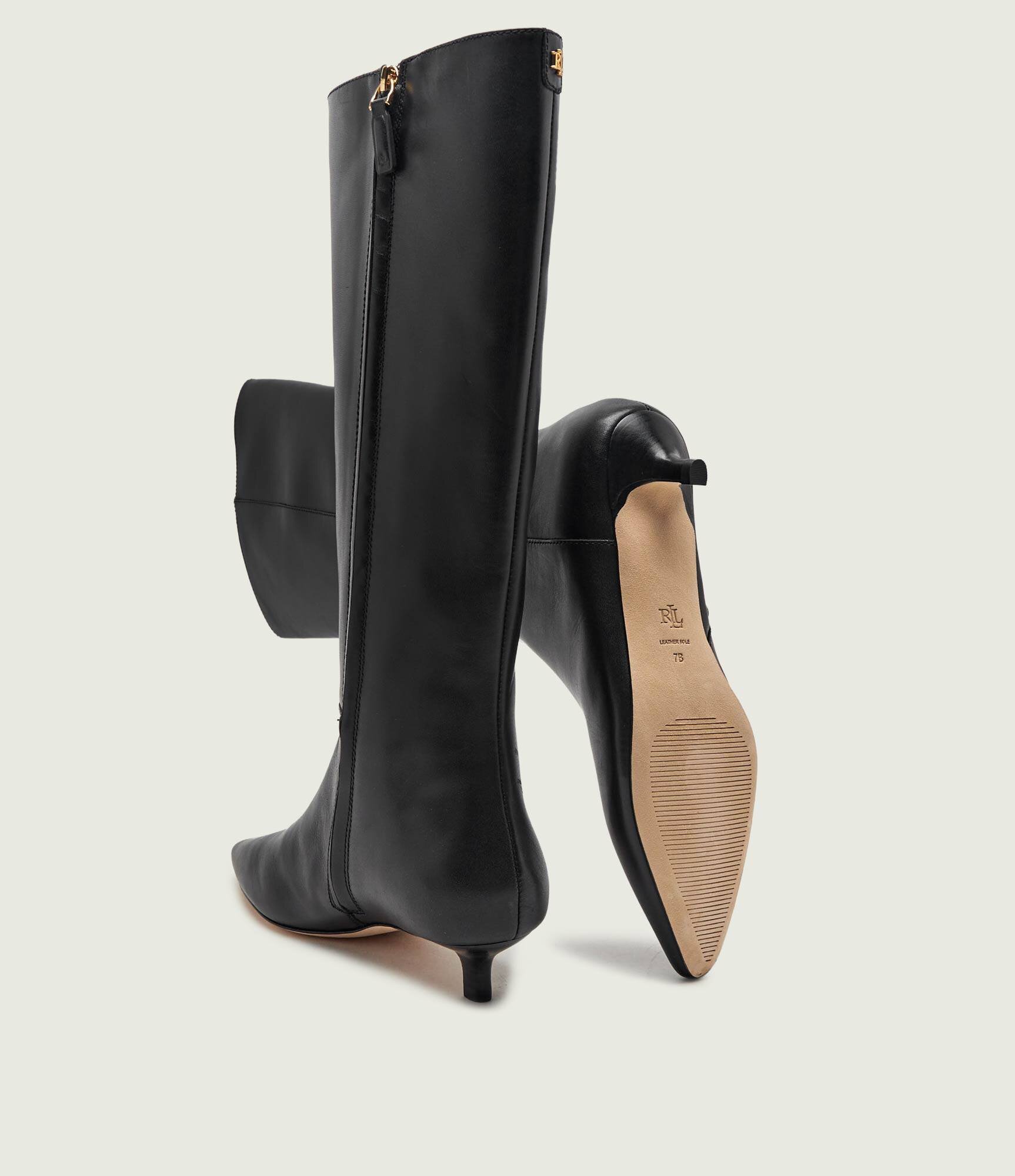 Lauren Ralph Lauren De piele cizme Francesca