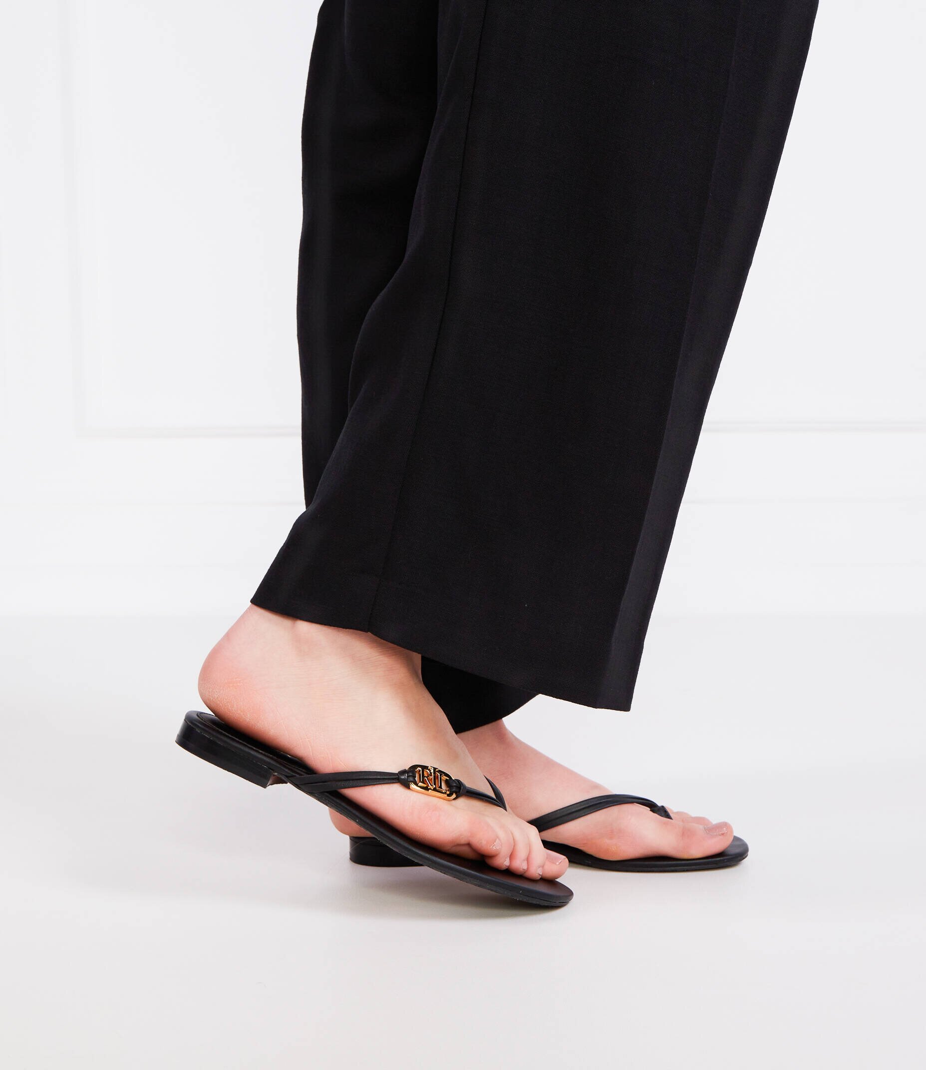 Lauren Ralph Lauren De piele flip flops