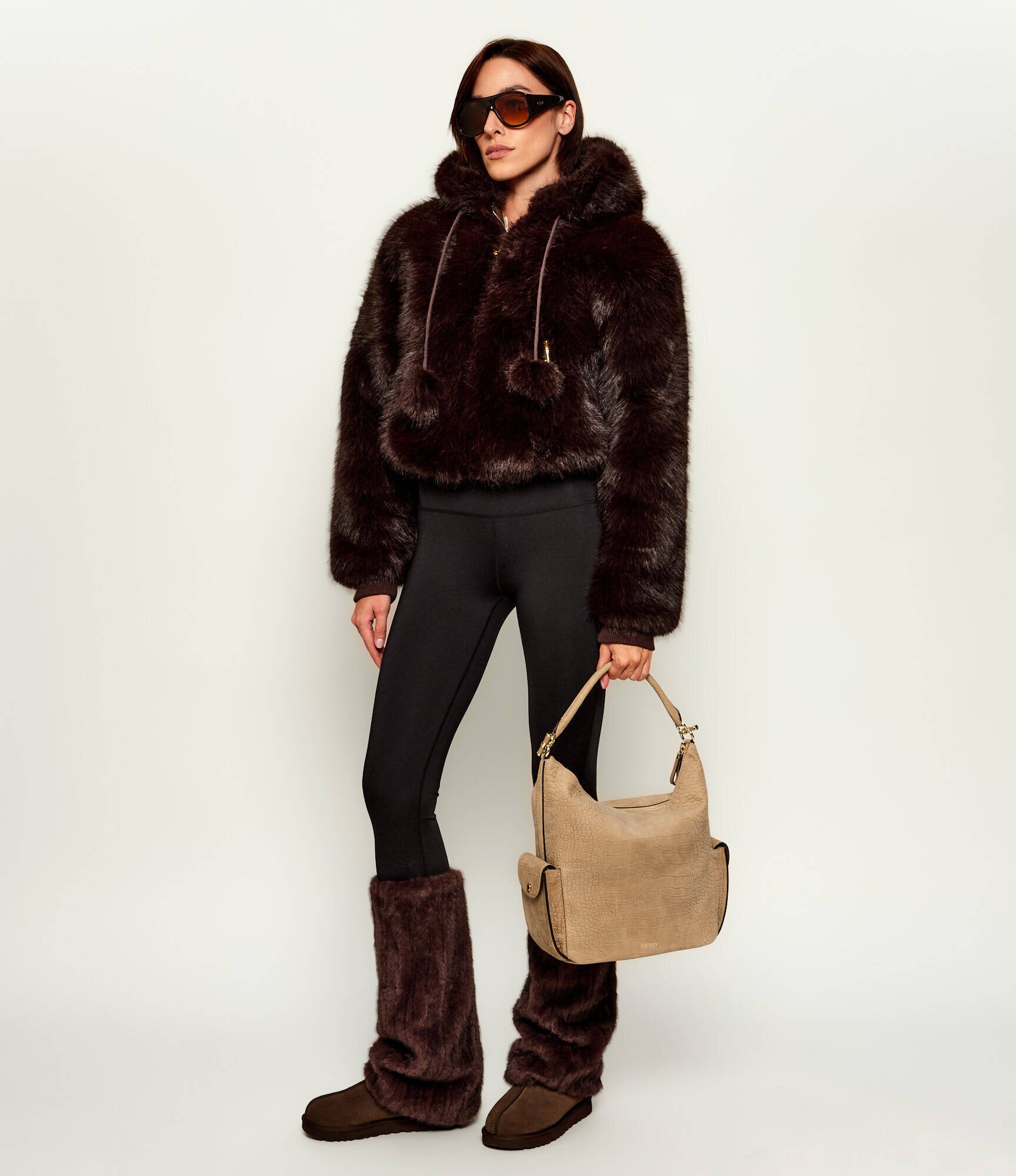 Lauren Ralph Lauren De piele geantă pe umăr Blaike