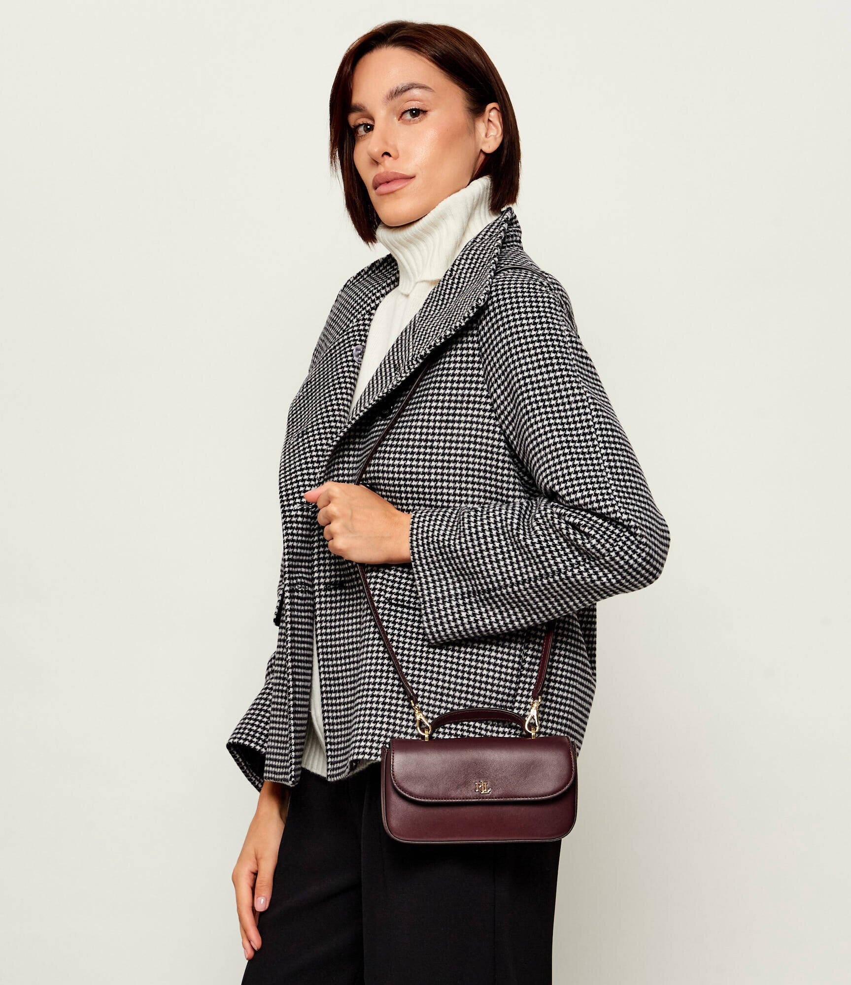 Lauren Ralph Lauren De piele geantă pe umăr Marcy