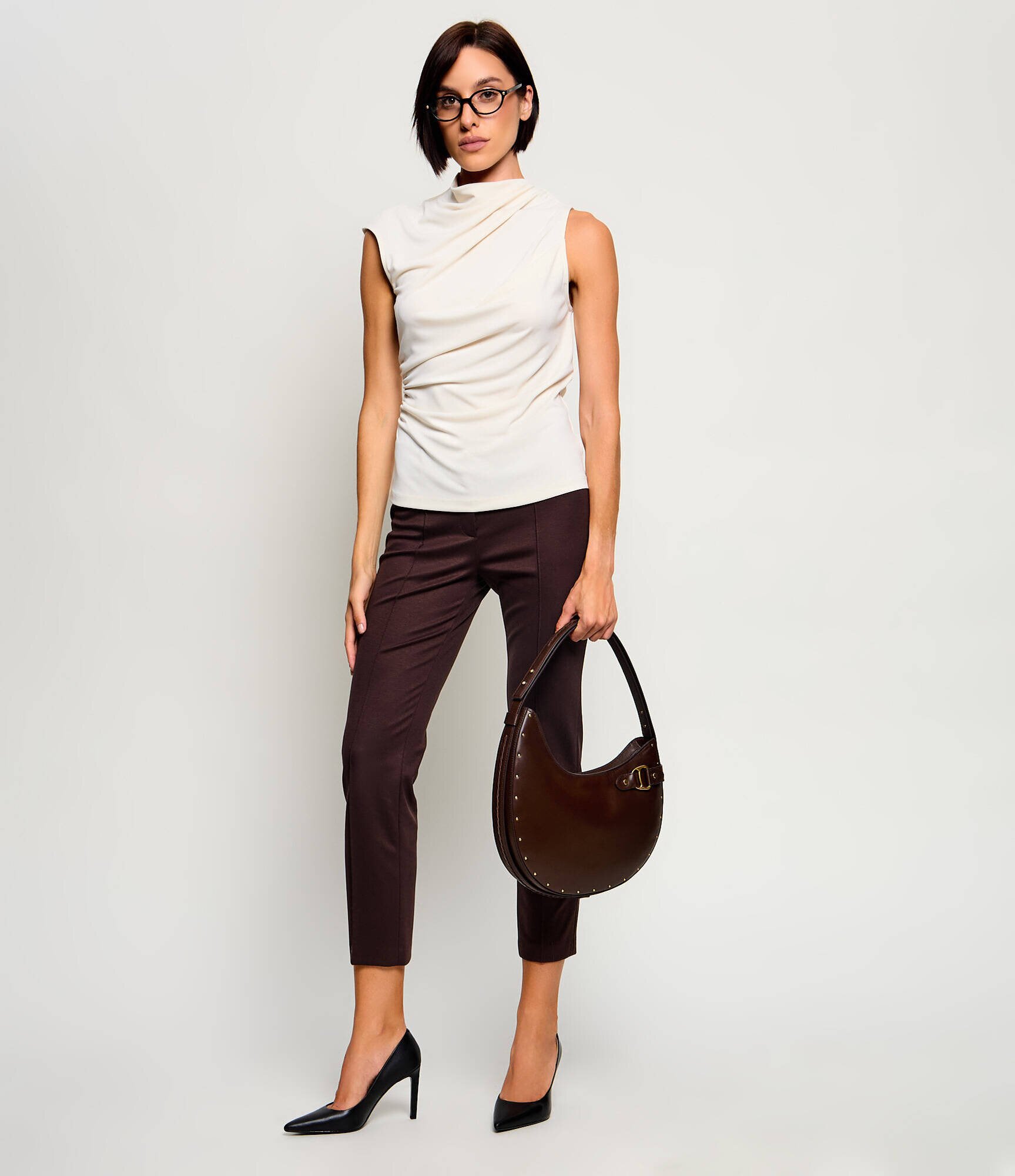 Lauren Ralph Lauren De piele geantă pe umăr Tasha