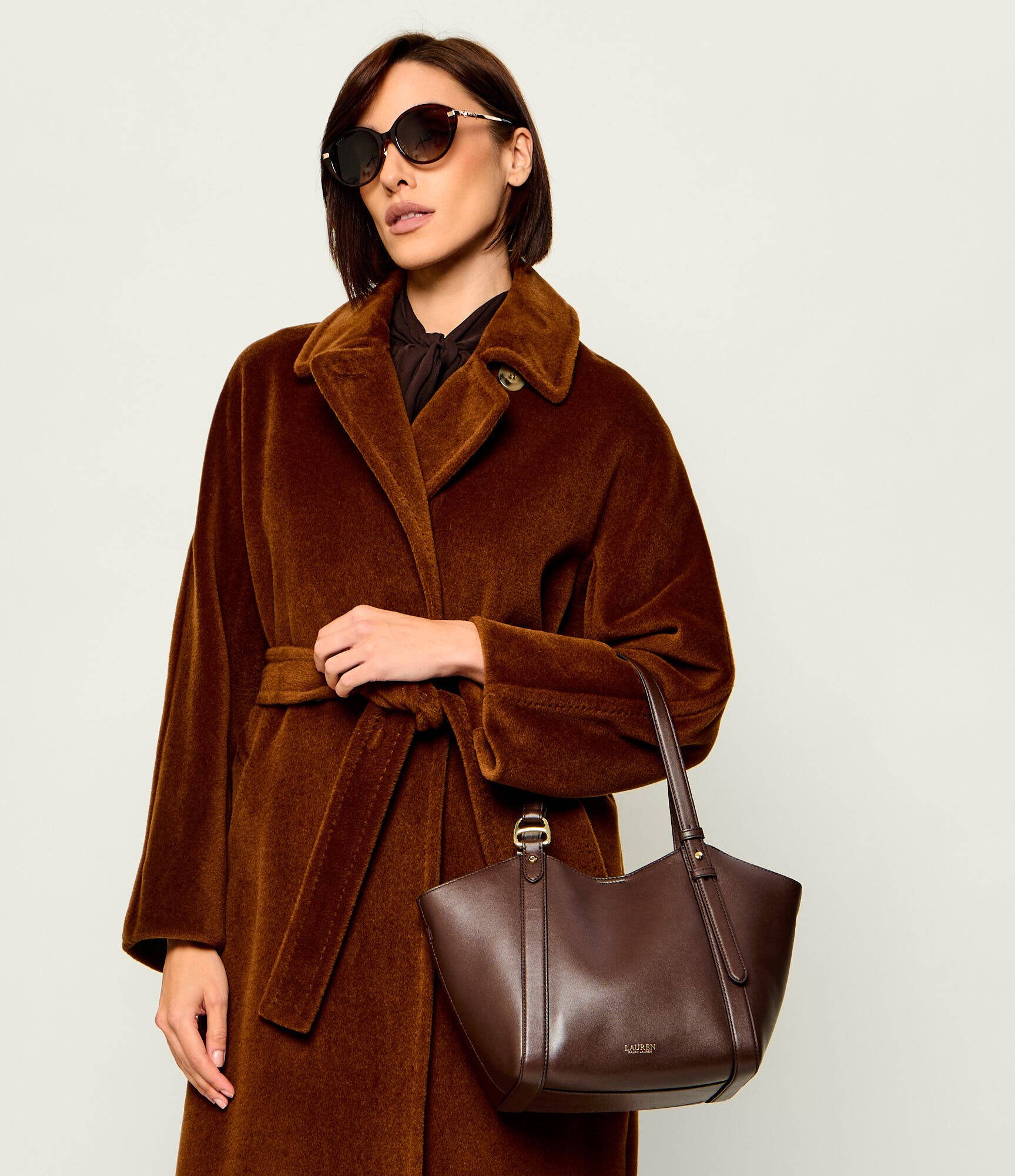 Lauren Ralph Lauren De piele geantă pe umăr Tasha