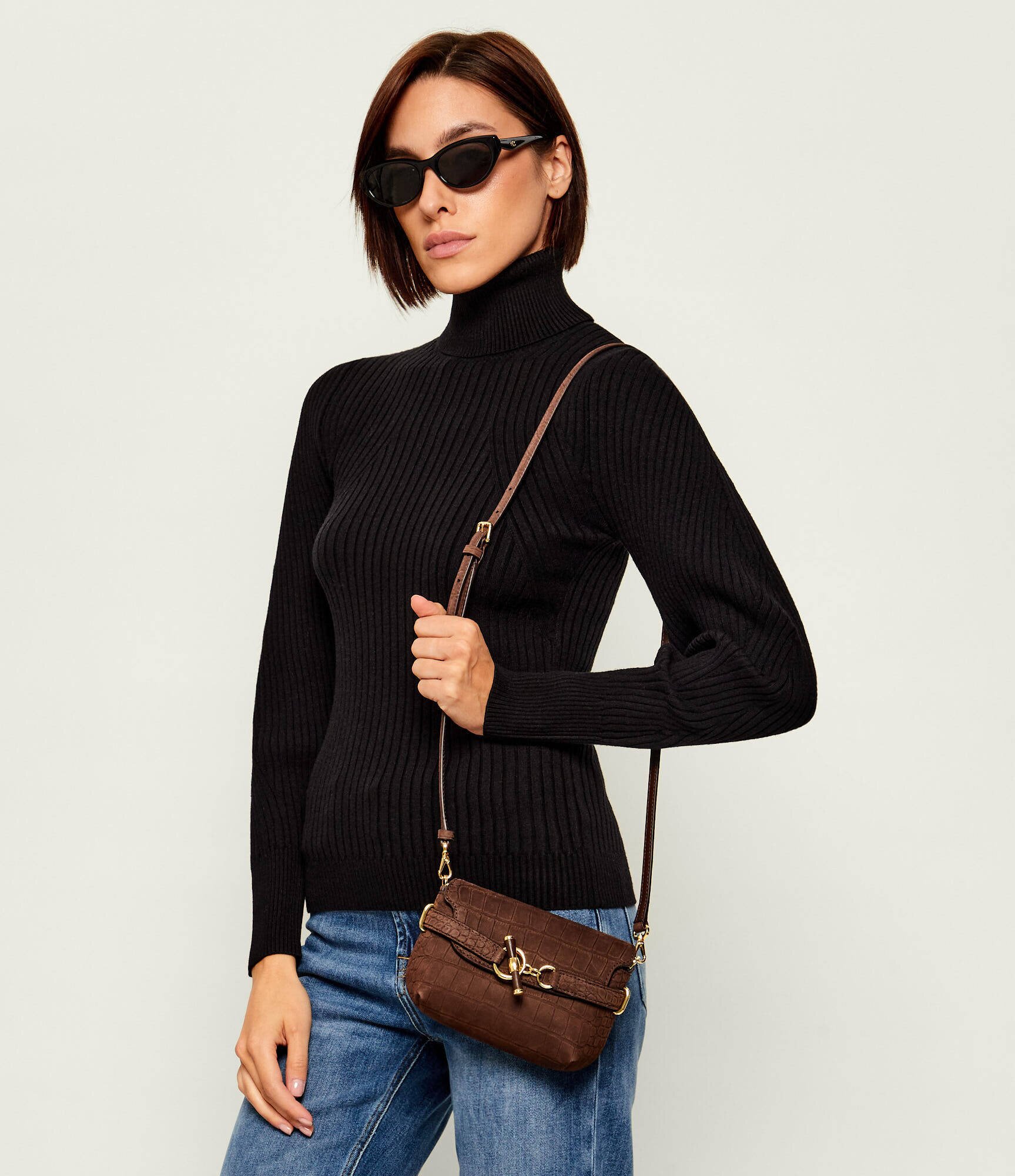 Lauren Ralph Lauren De piele geantă poștaș Blaike
