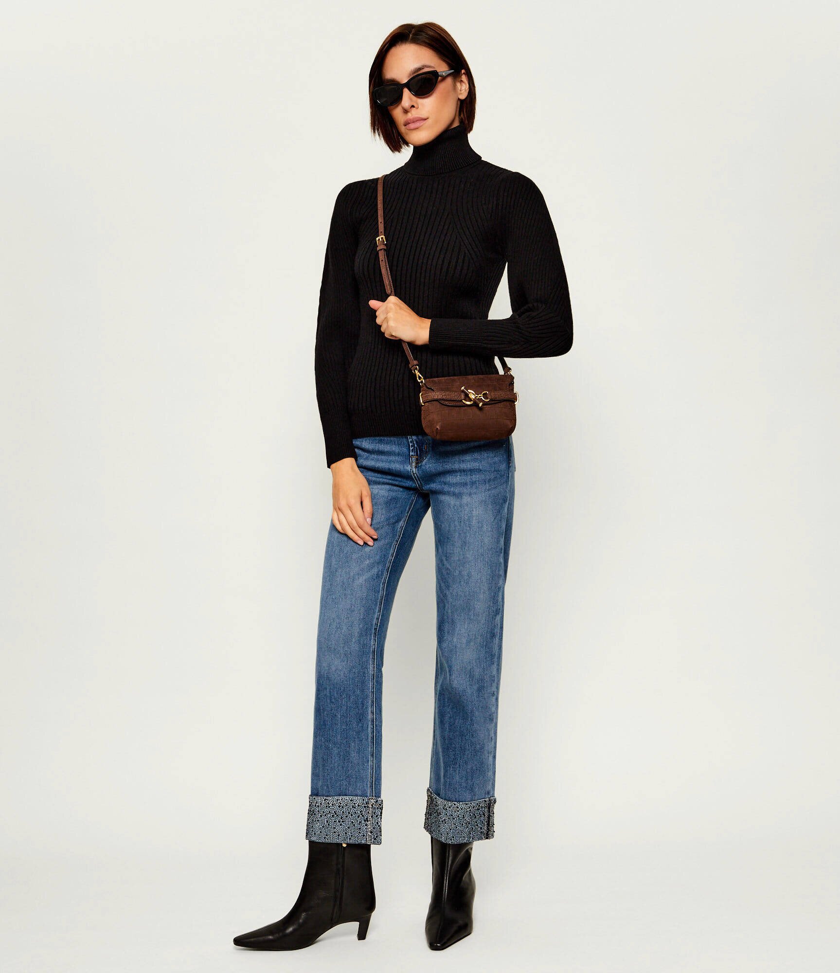 Lauren Ralph Lauren De piele geantă poștaș Blaike