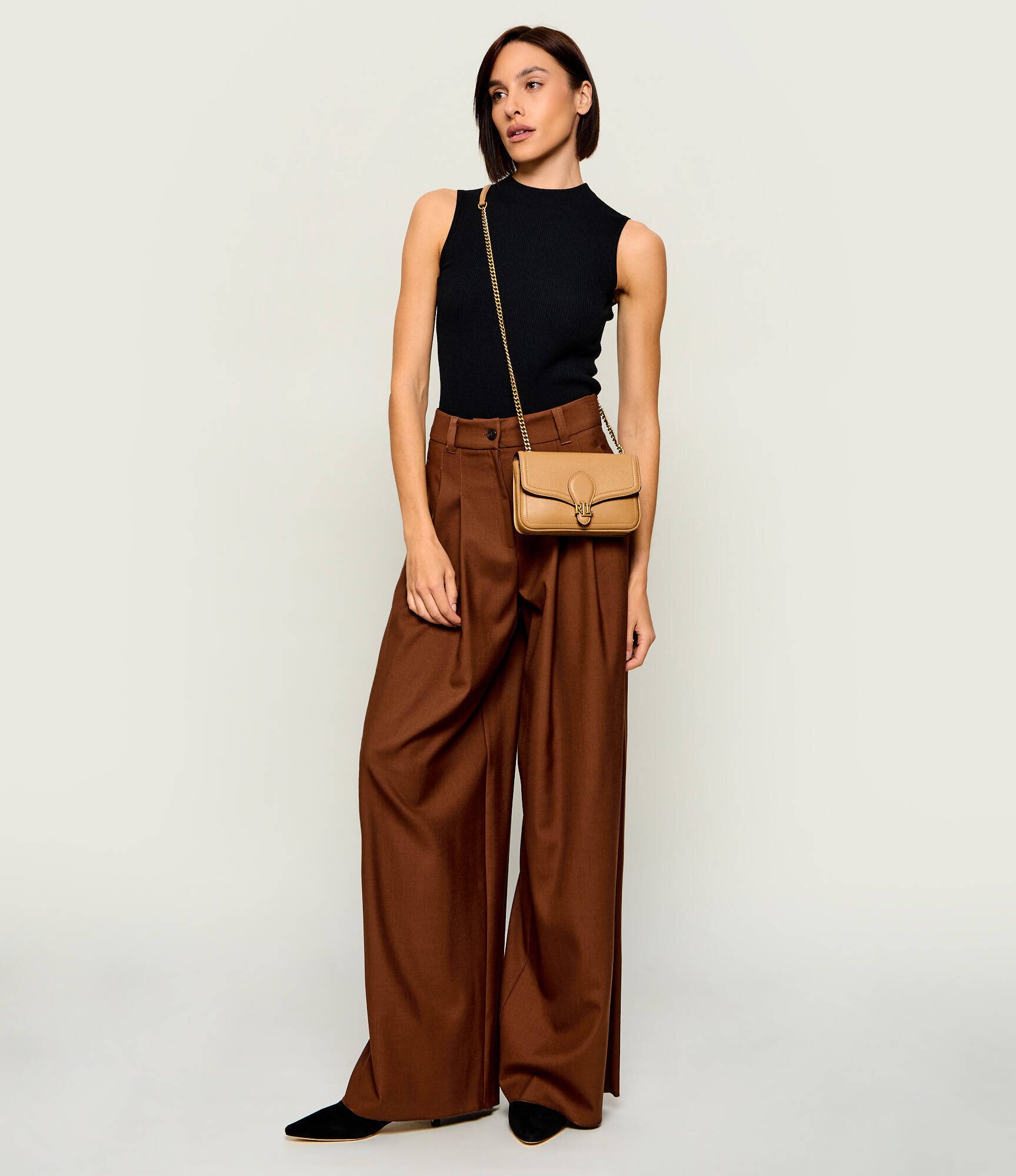 Lauren Ralph Lauren De piele geantă poștaș Bradley