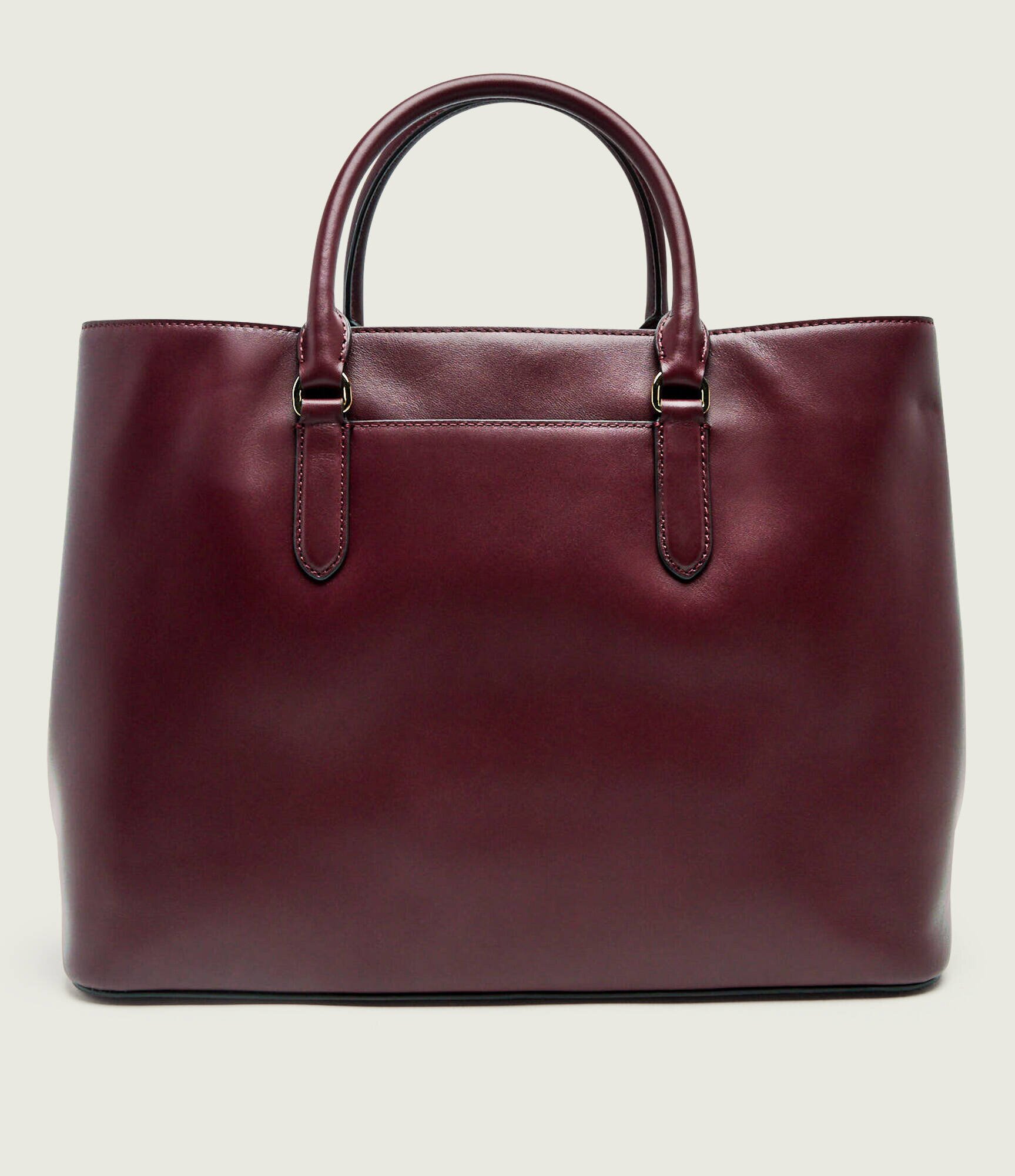 Lauren Ralph Lauren De piele geantă shopper Marcy