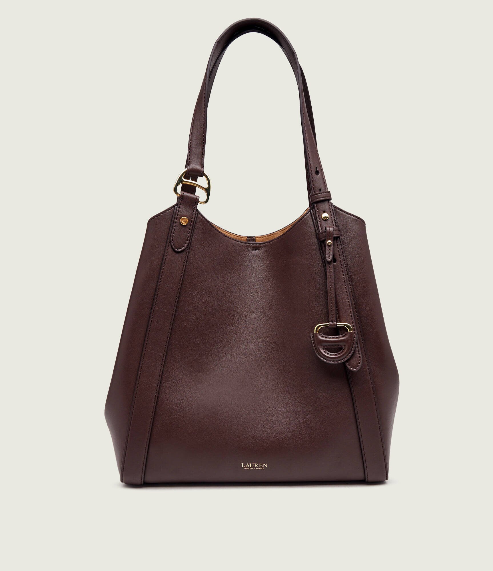 Lauren Ralph Lauren De piele geantă shopper Tasha
