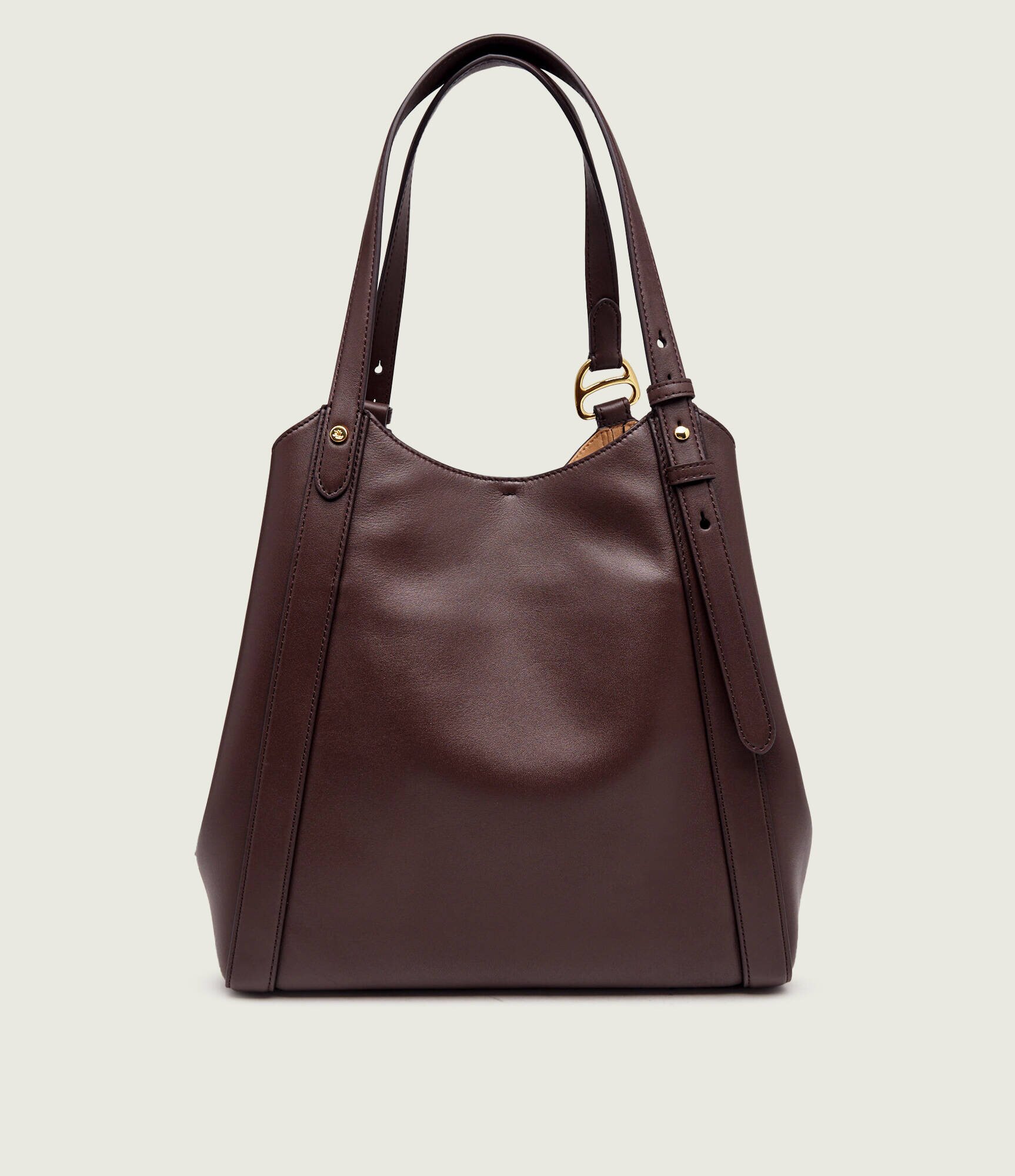 Lauren Ralph Lauren De piele geantă shopper Tasha