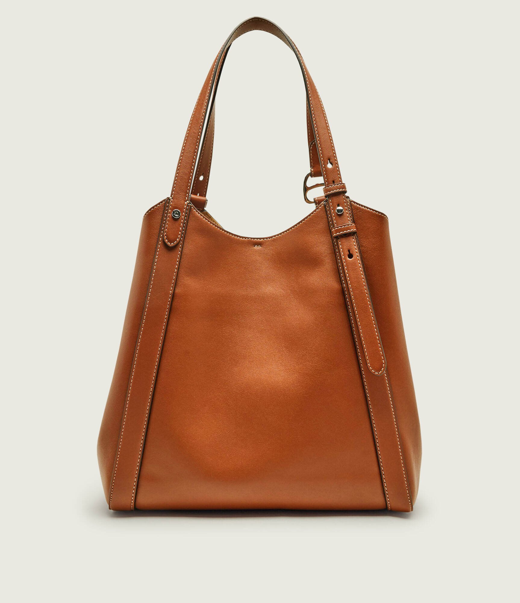 Lauren Ralph Lauren De piele geantă shopper Tasha