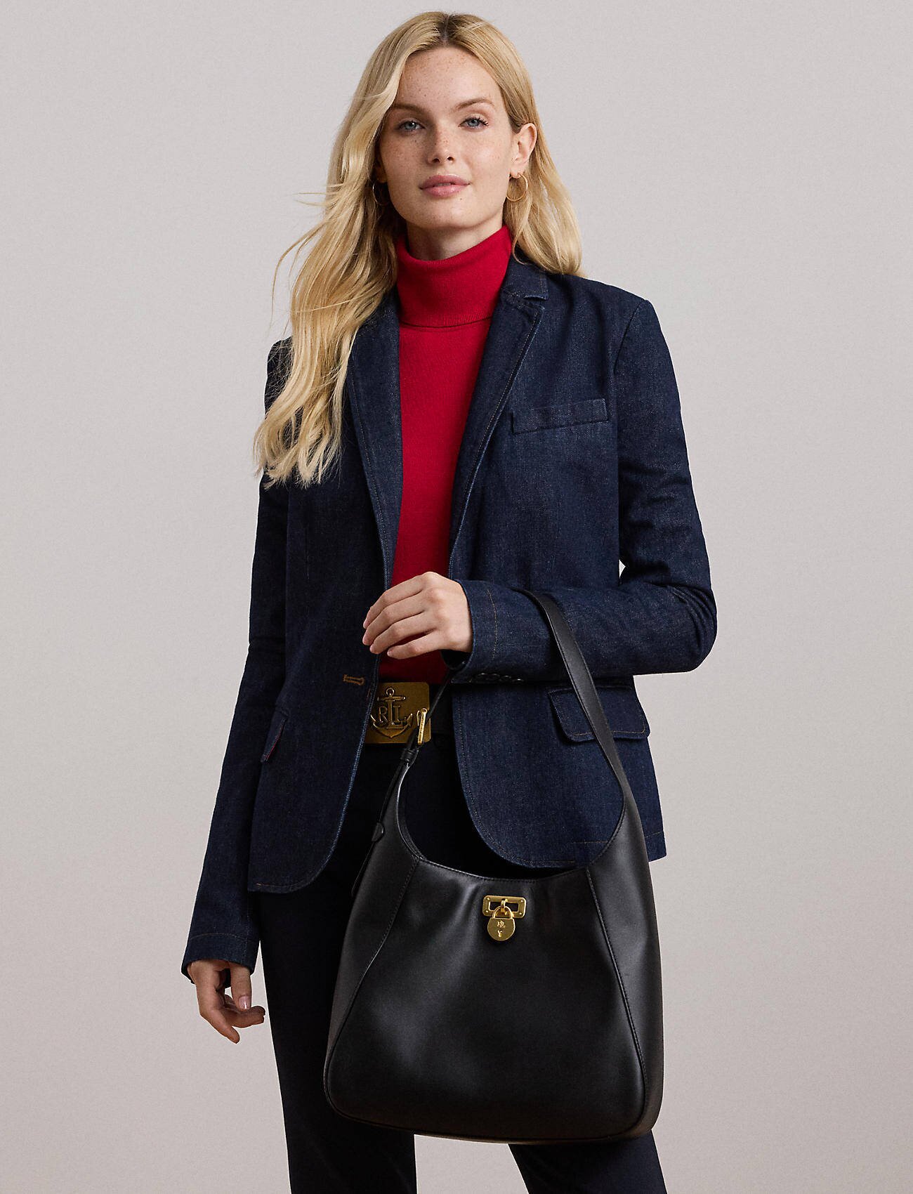Lauren Ralph Lauren De piele hobo Tanner