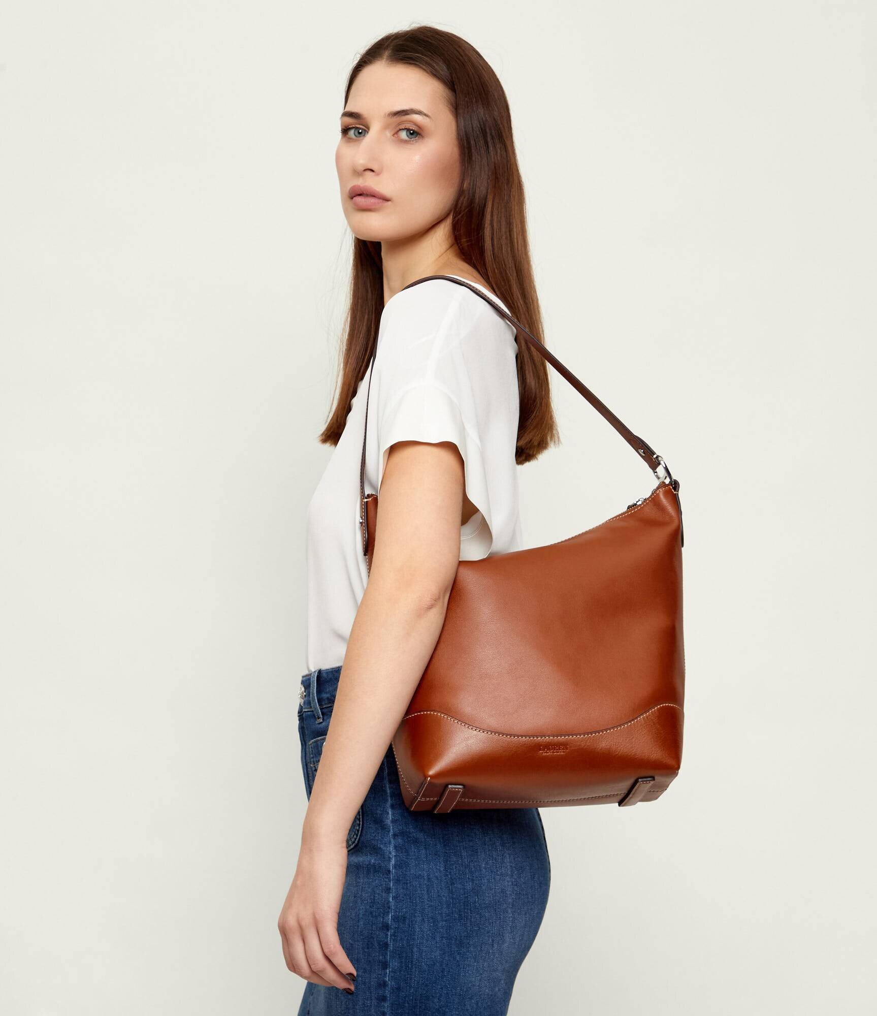 Lauren Ralph Lauren De piele hobo TASHA