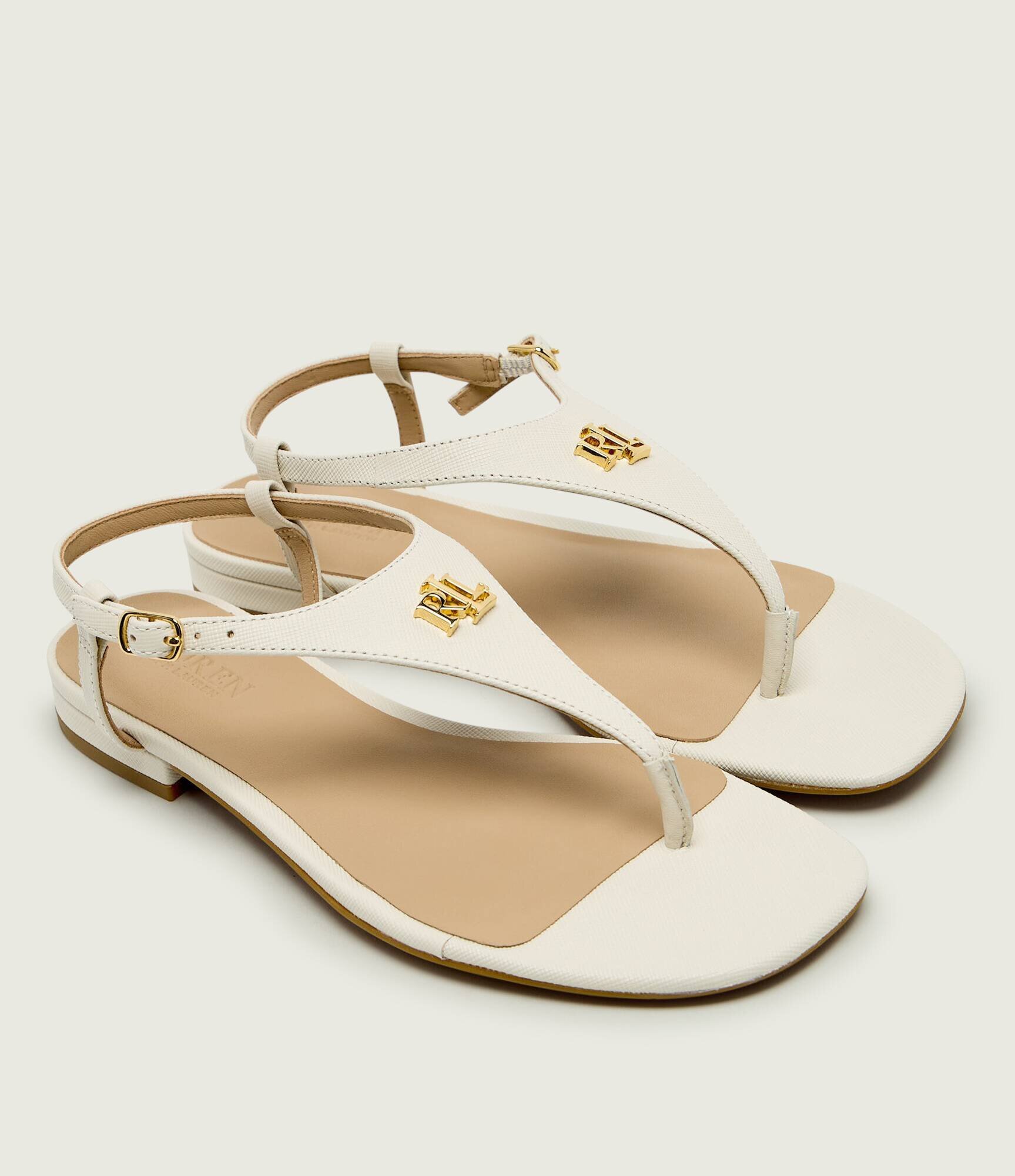 Lauren Ralph Lauren De piele sandale EVERLEY