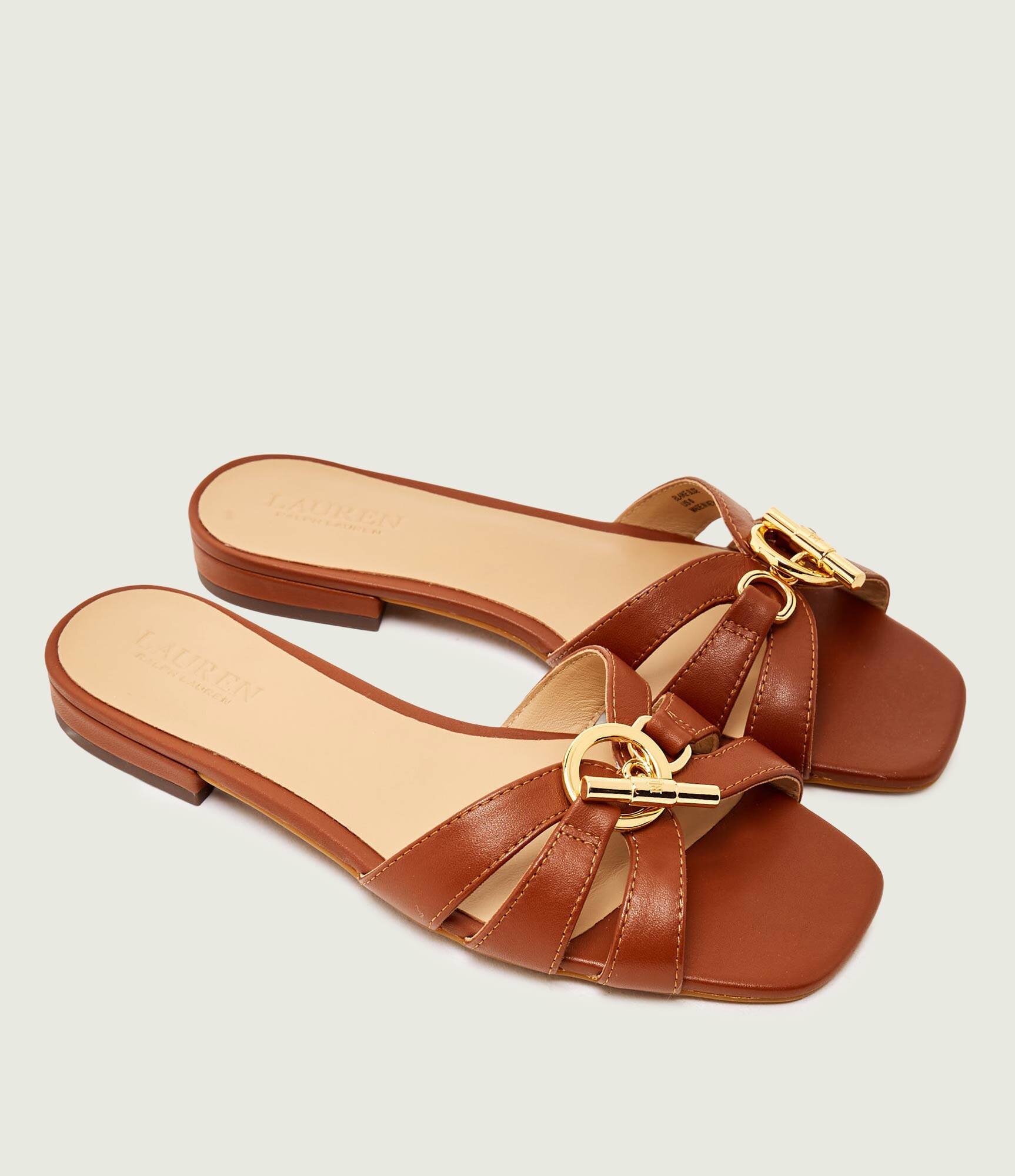 Lauren Ralph Lauren De piele șlapi BLAIKE