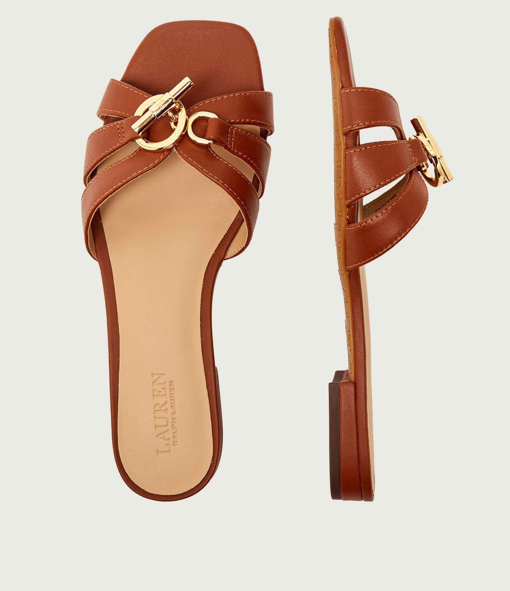 Lauren Ralph Lauren De piele șlapi BLAIKE