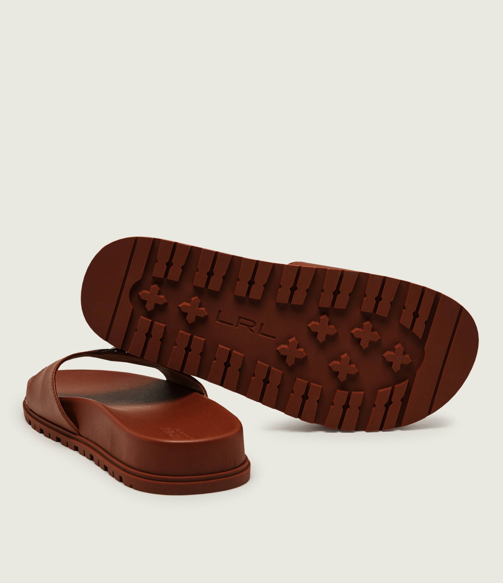 Lauren Ralph Lauren De piele șlapi TASHA