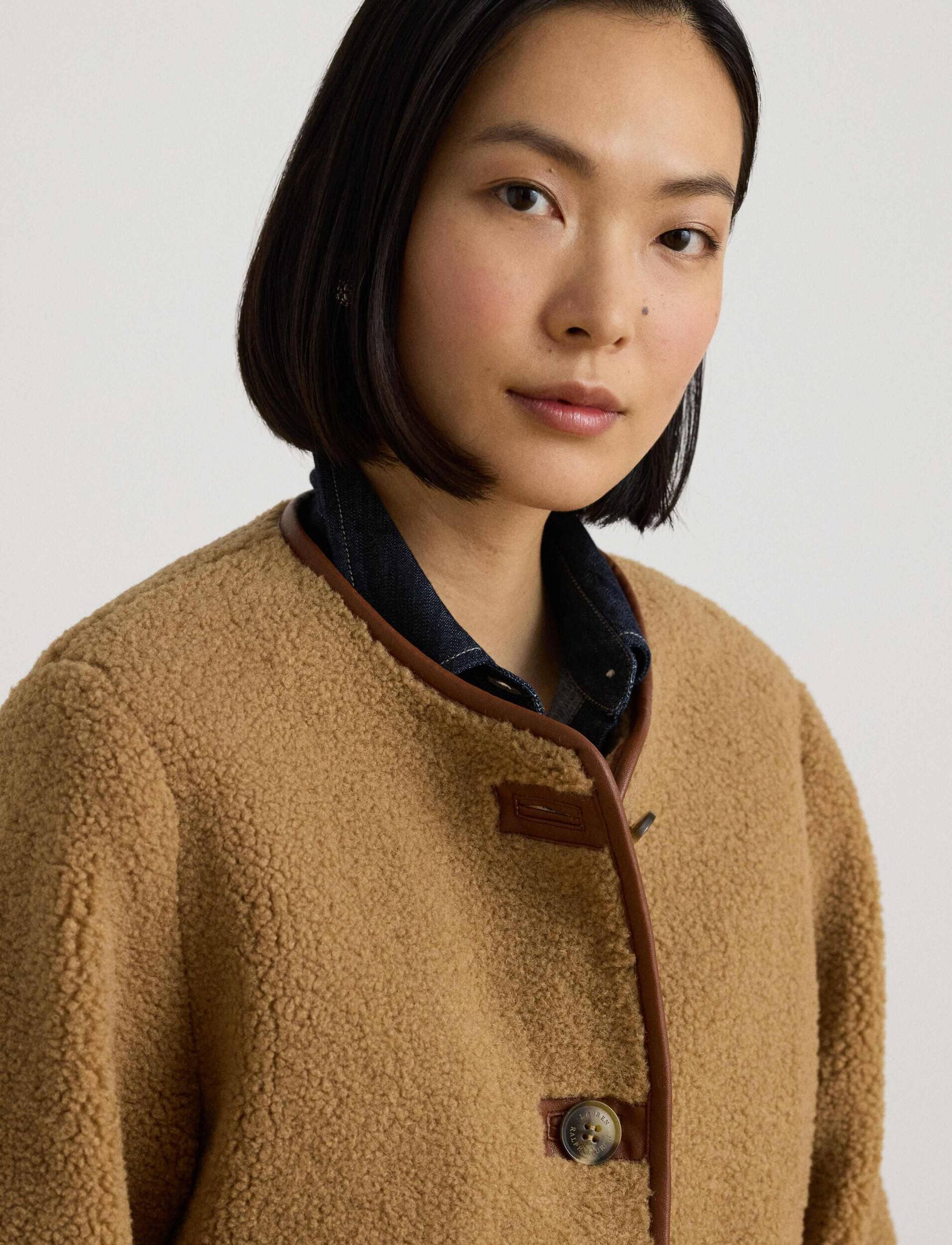 Lauren Ralph Lauren Din fleece geacă Teddy | regular fit