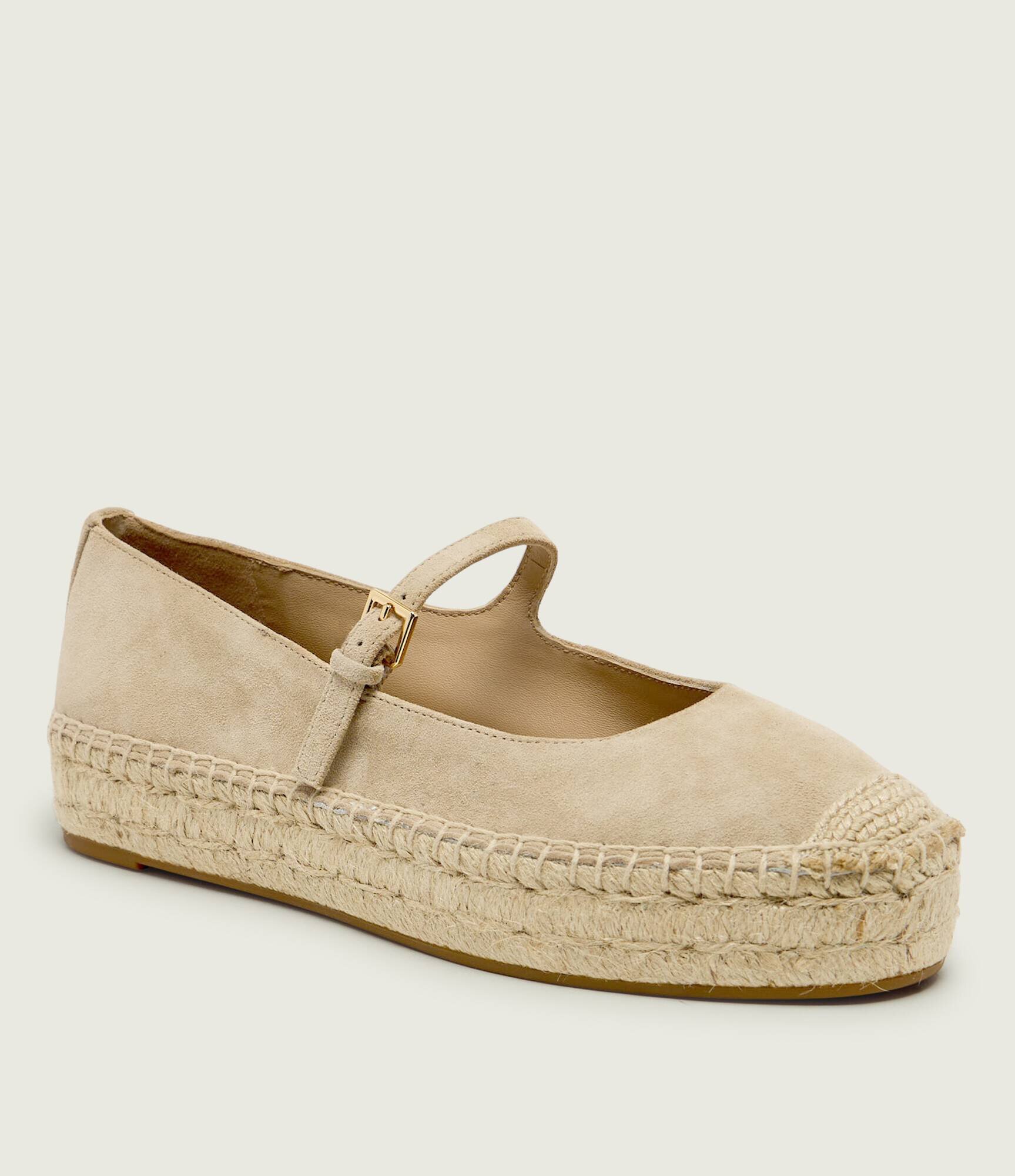 Lauren Ralph Lauren Espadrile LUIZE | piele întoarsă