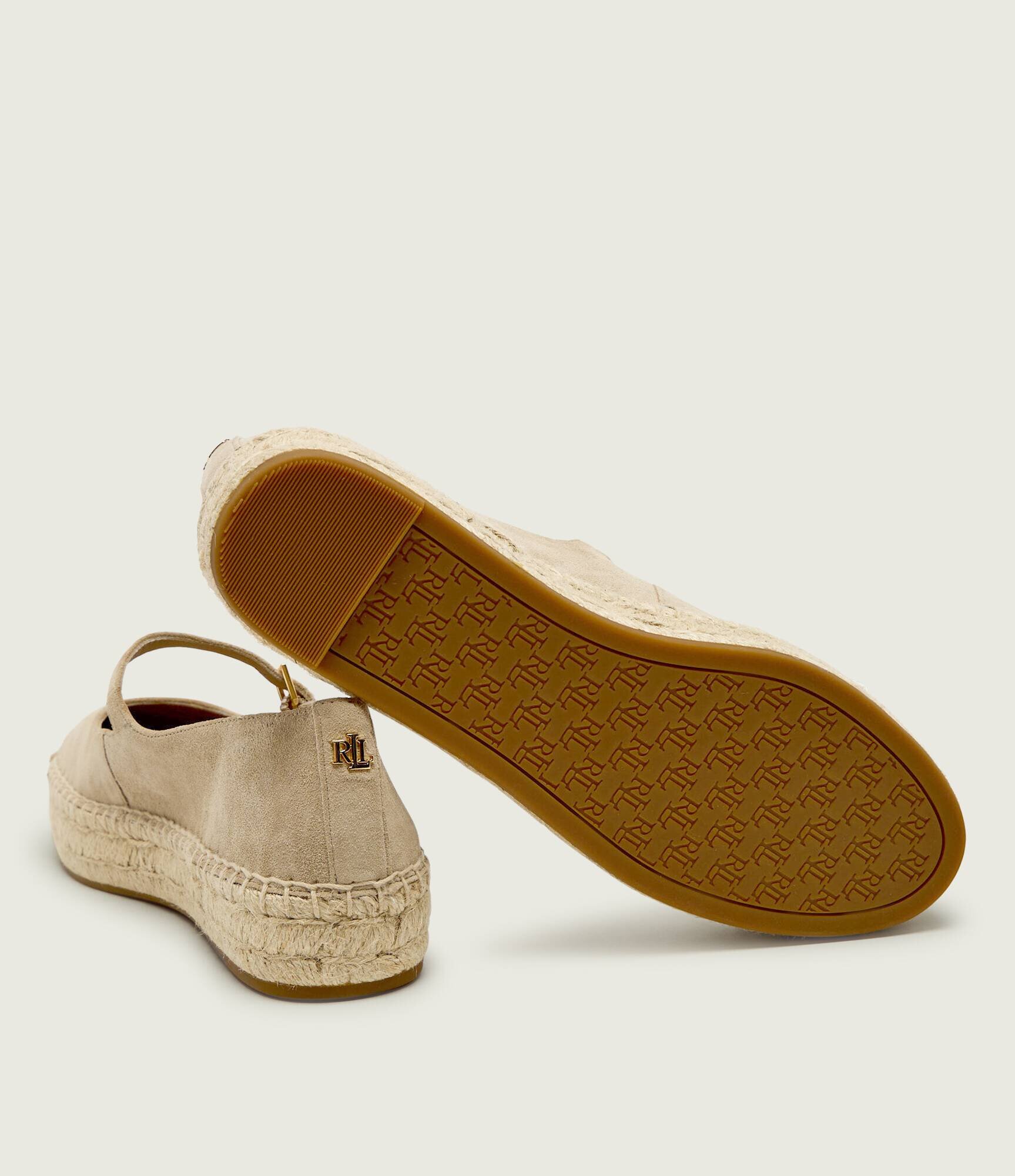 Lauren Ralph Lauren Espadrile LUIZE | piele întoarsă