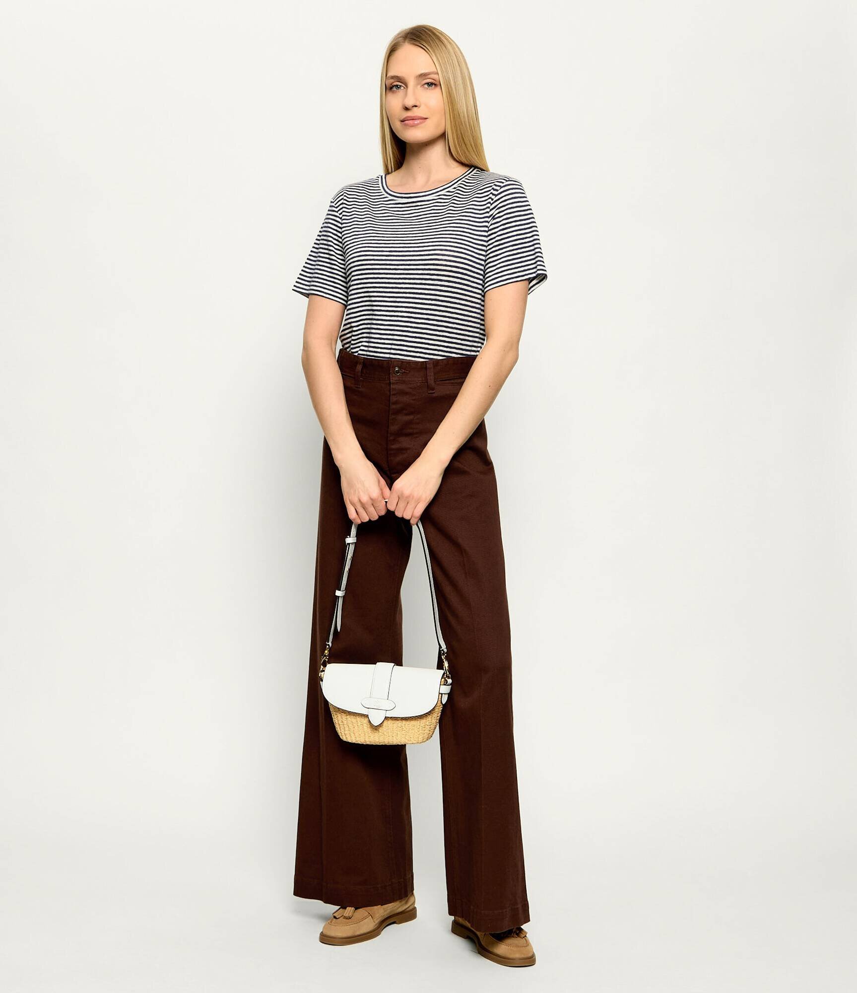 Lauren Ralph Lauren Geantă pe umăr LYNDEN cu adaos de piele