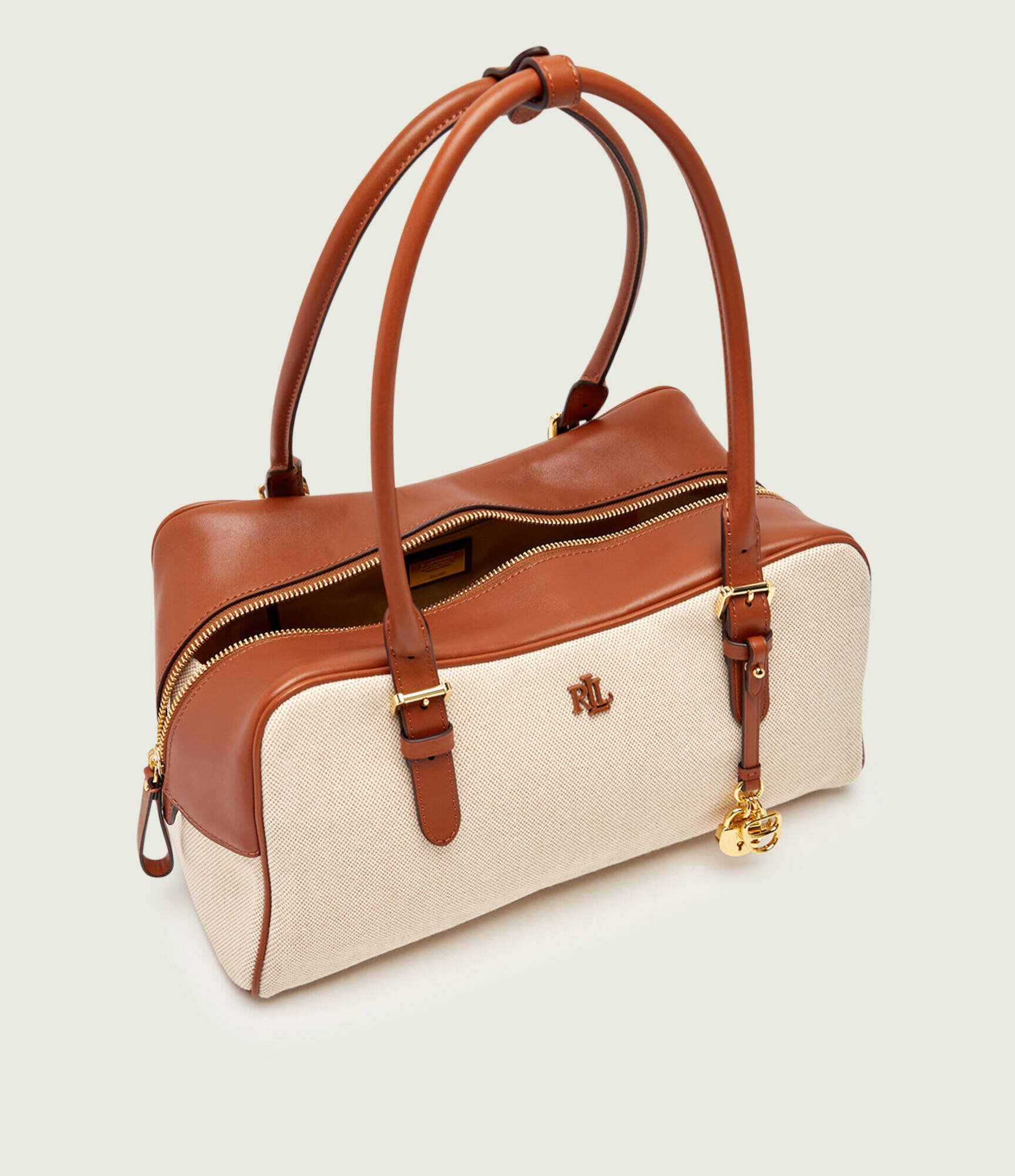 Lauren Ralph Lauren Geantă pe umăr MARCY cu adaos de piele