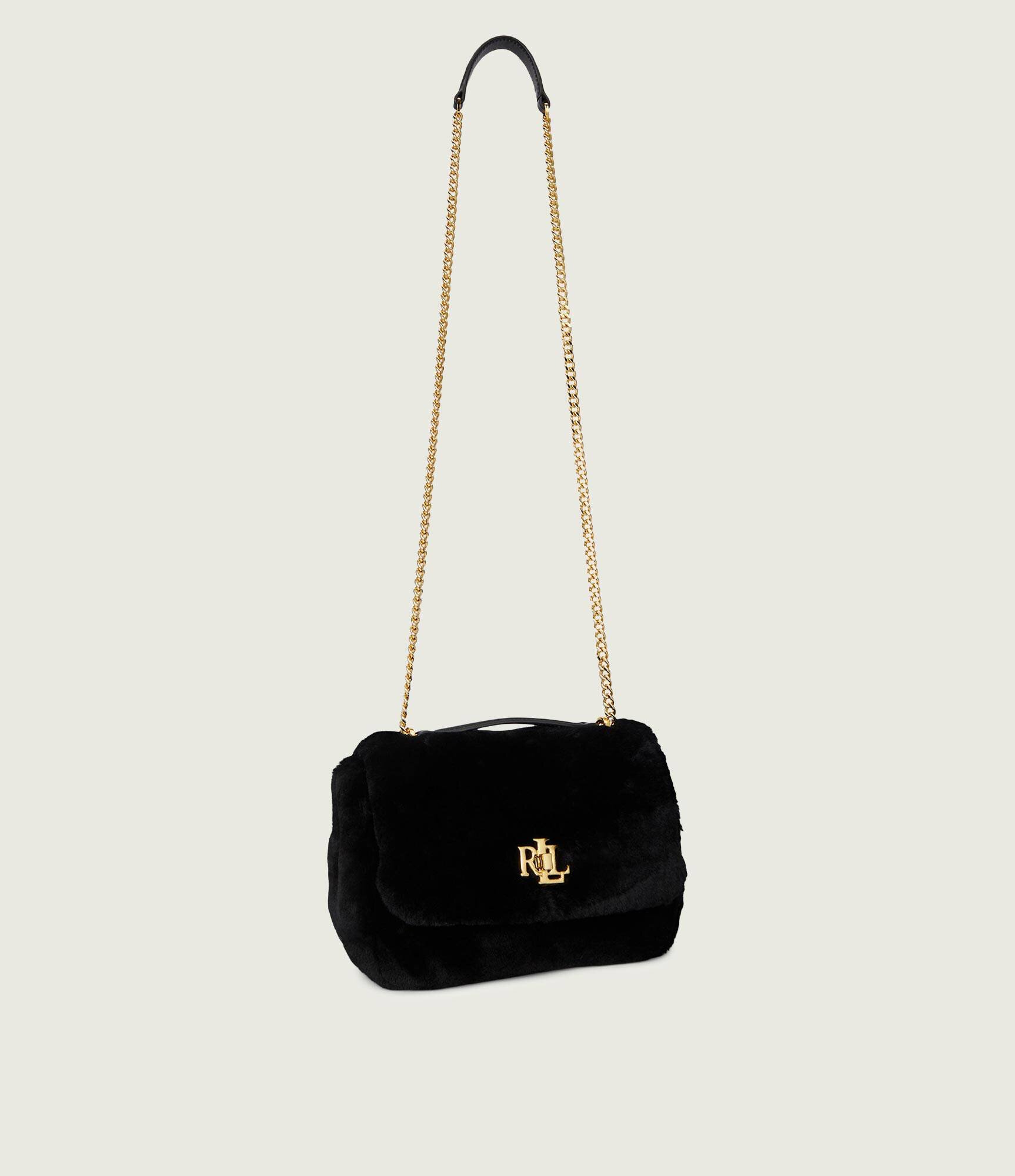 Lauren Ralph Lauren Geantă pe umăr Sophee cu adaos de piele
