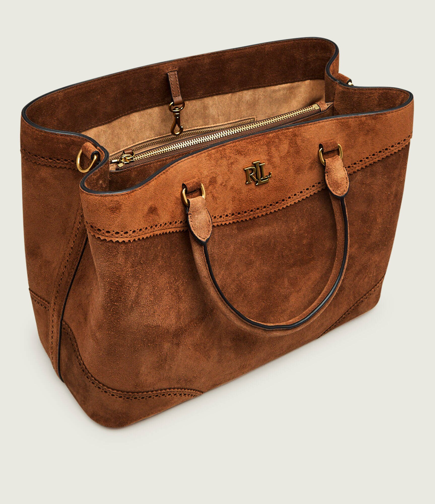 Lauren Ralph Lauren Geantă shopper Marcy | piele întoarsă