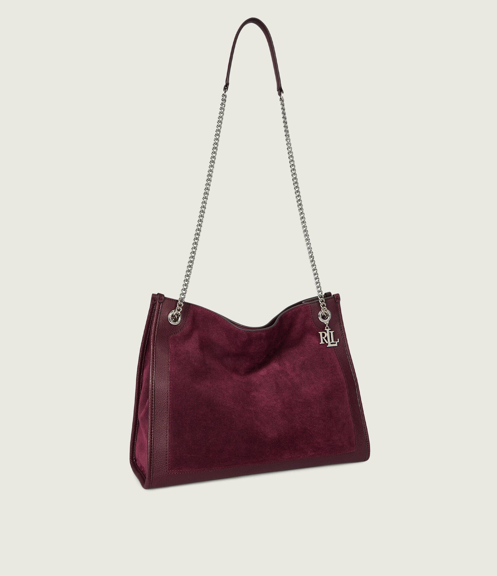 Lauren Ralph Lauren Geantă shopper | piele întoarsă