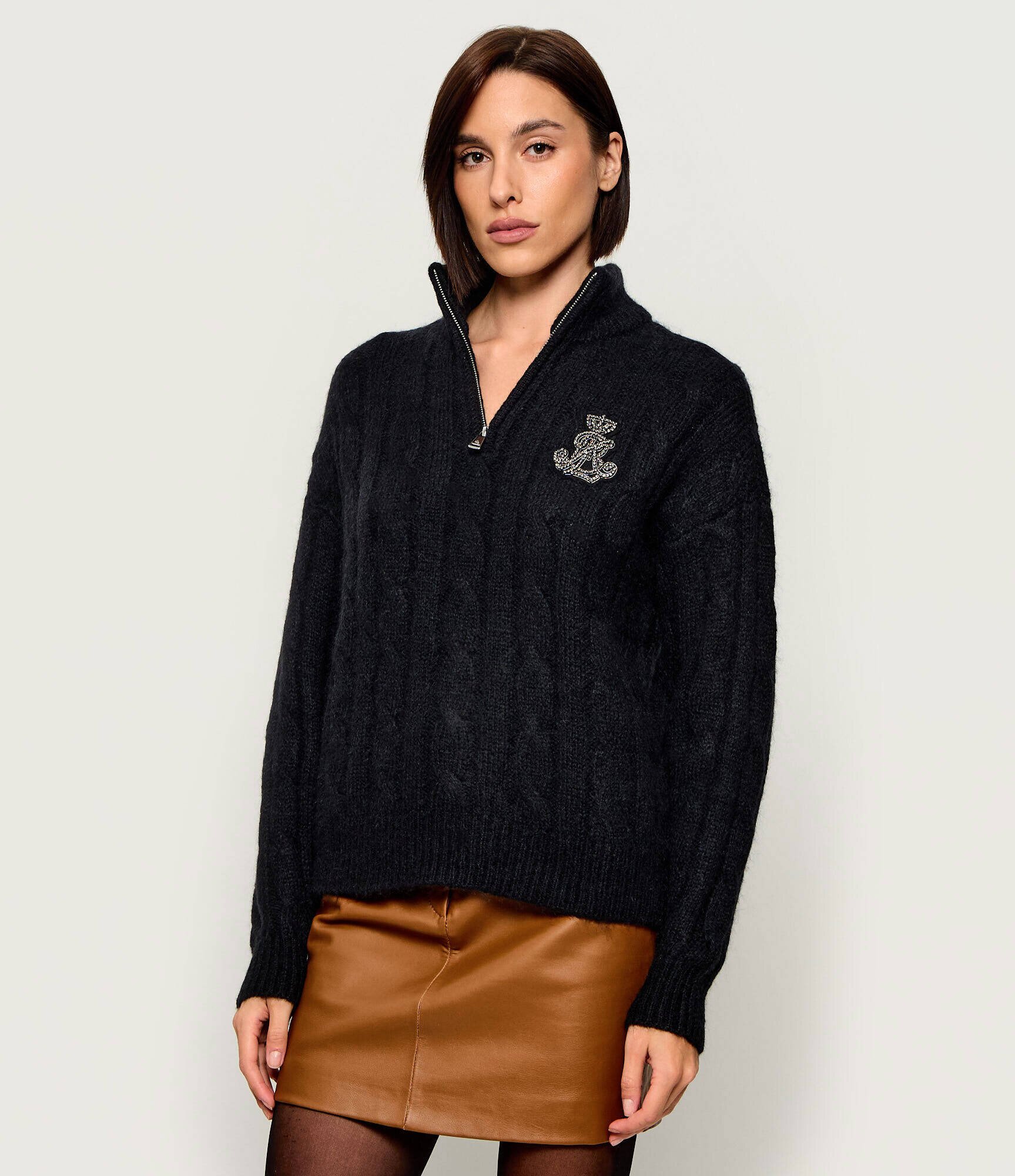 Lauren Ralph Lauren Guler înalt Faustina | Relaxed fit cu adaos de lână