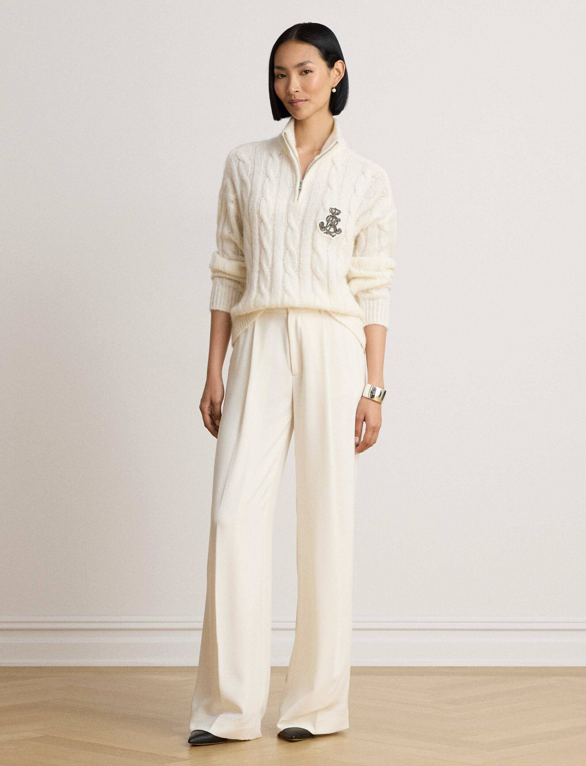 Lauren Ralph Lauren Guler înalt Faustina | Relaxed fit cu adaos de lână