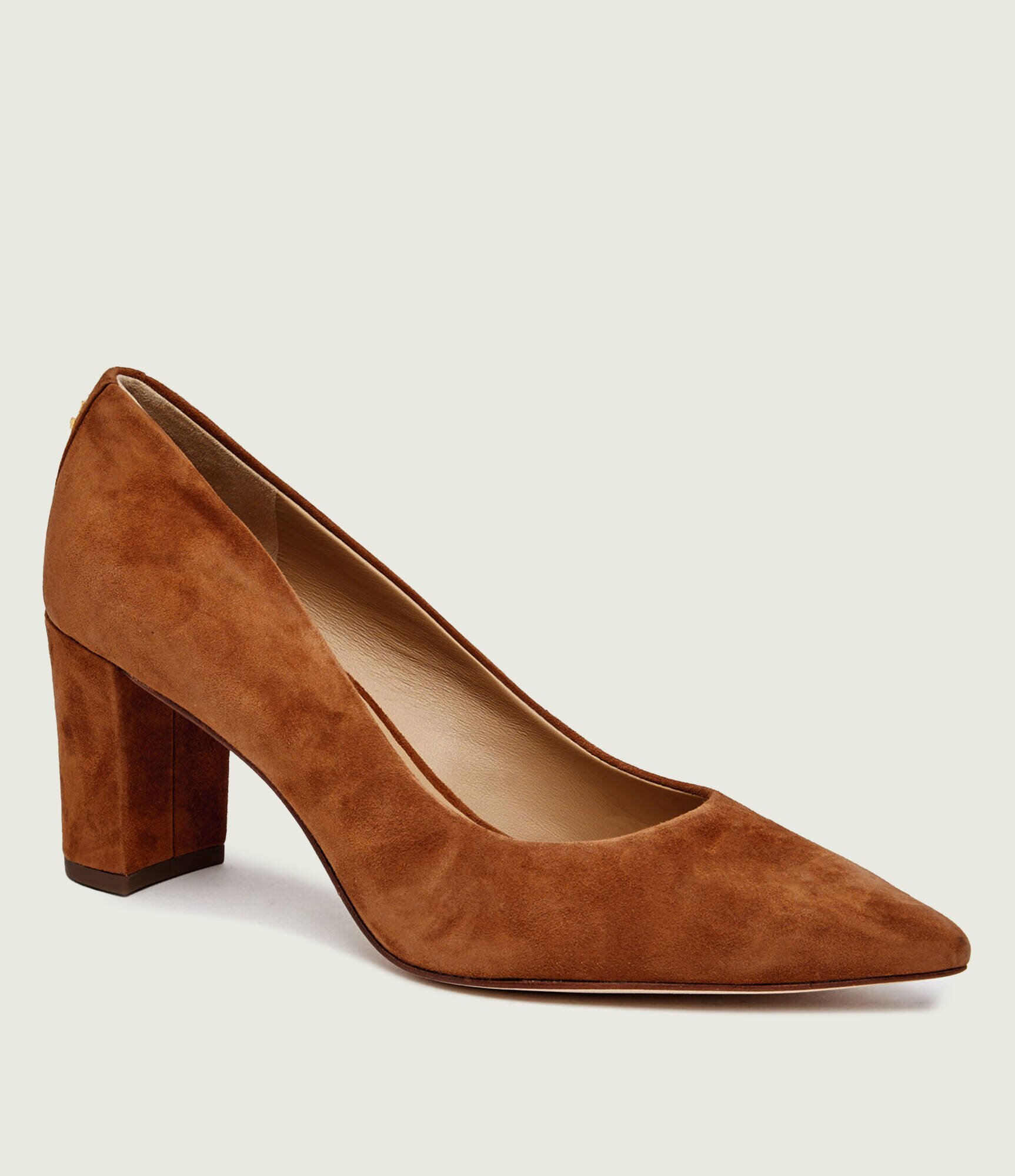 Lauren Ralph Lauren Pantofi cu toc LANETTE | piele întoarsă