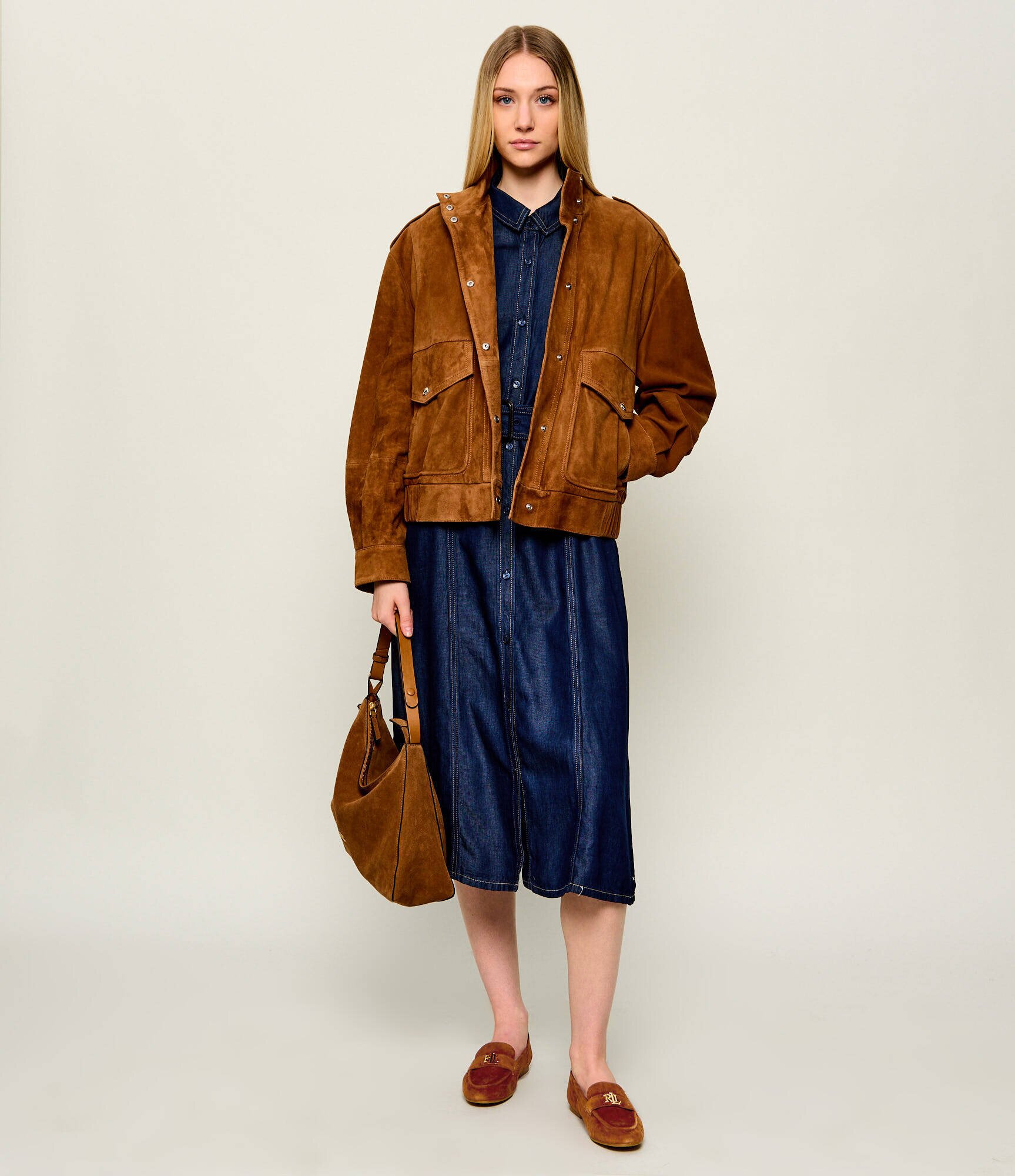 Lauren Ralph Lauren Pantofi lords AVERI III | piele întoarsă