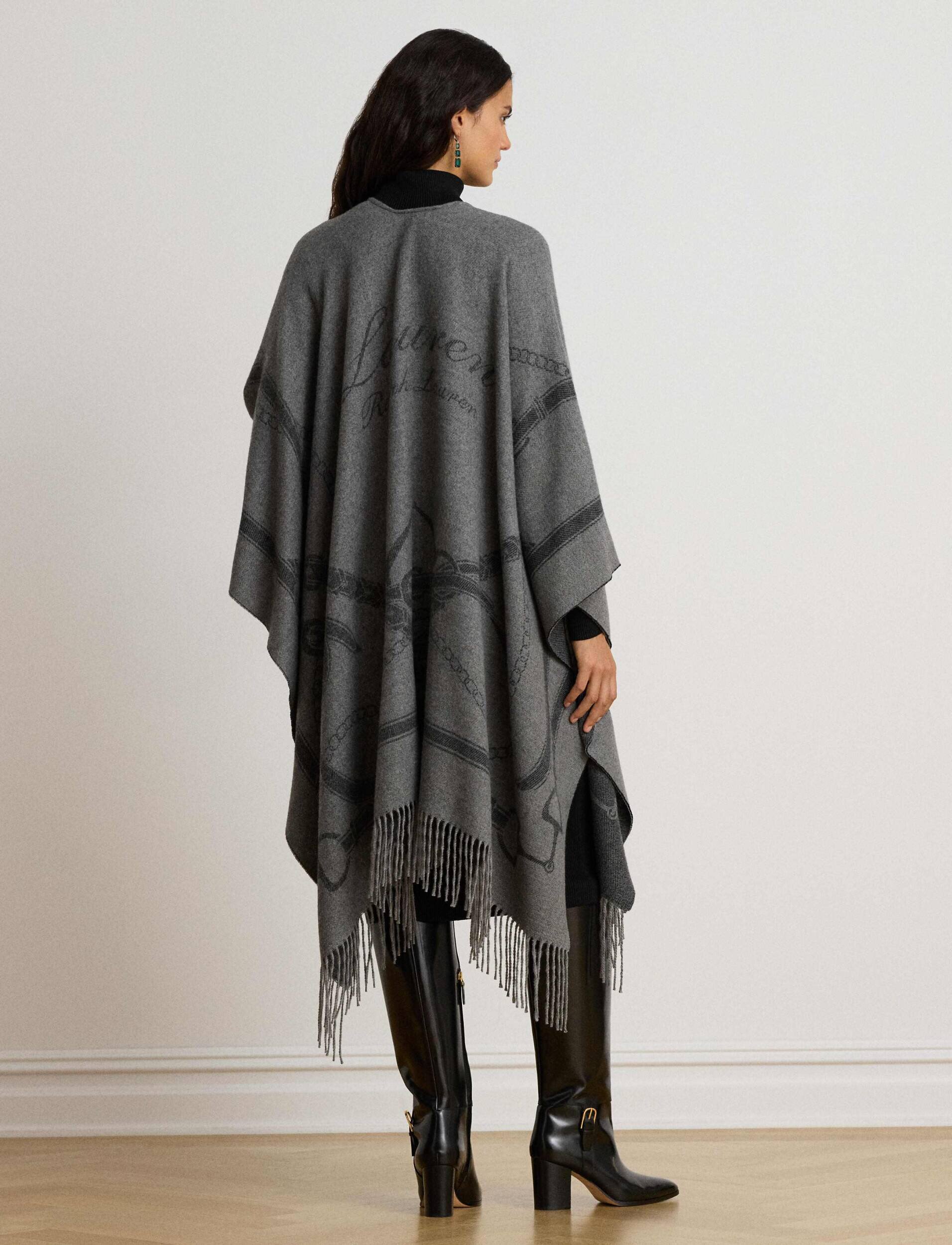 Lauren Ralph Lauren Poncho | Loose fit cu adaos de lână