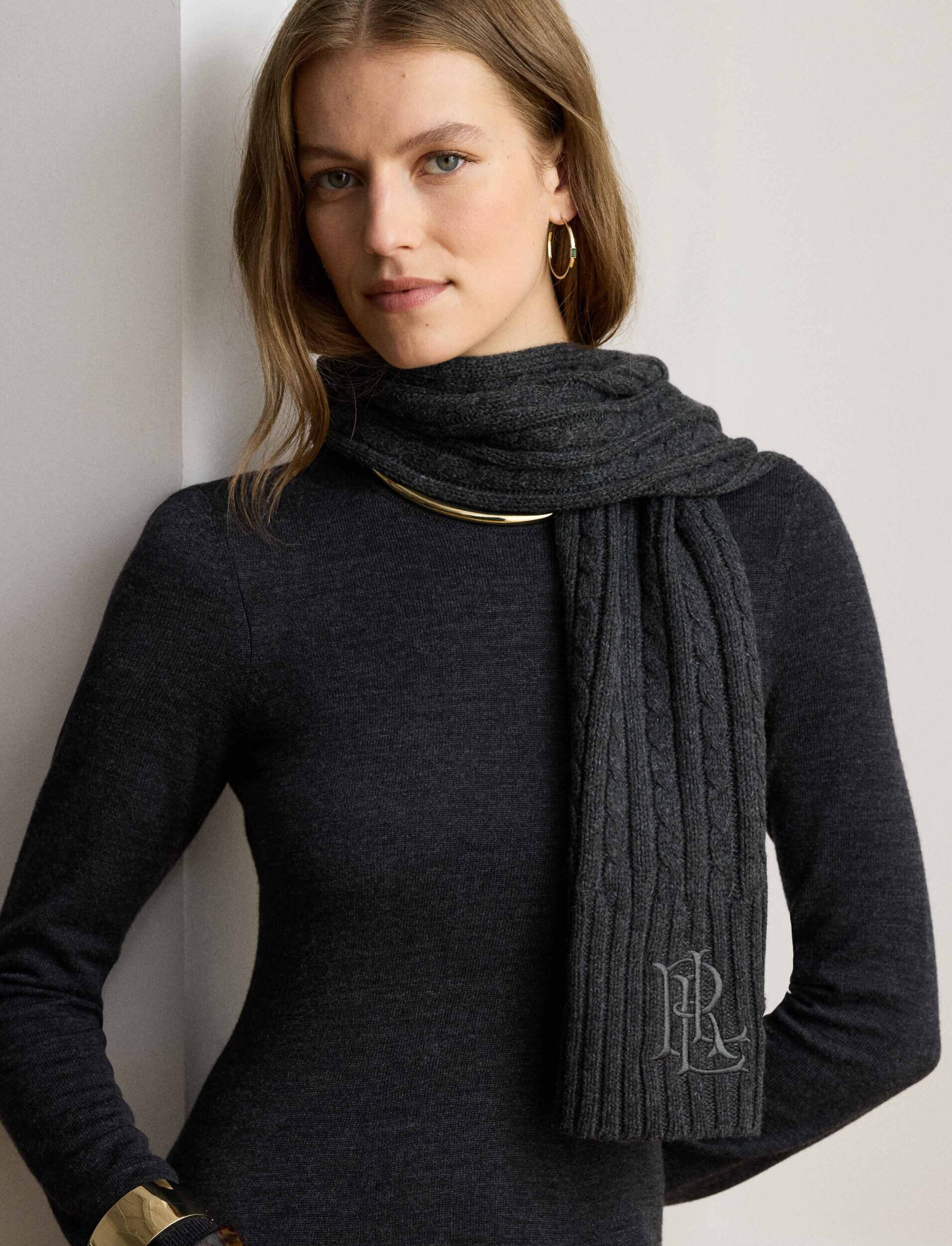 Lauren Ralph Lauren Șal cu adaos de lână