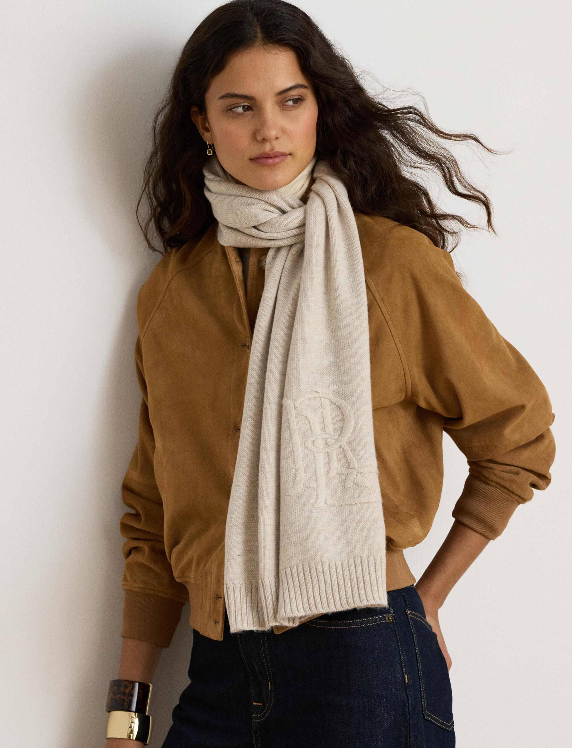 Lauren Ralph Lauren Șal cu adaos de lână