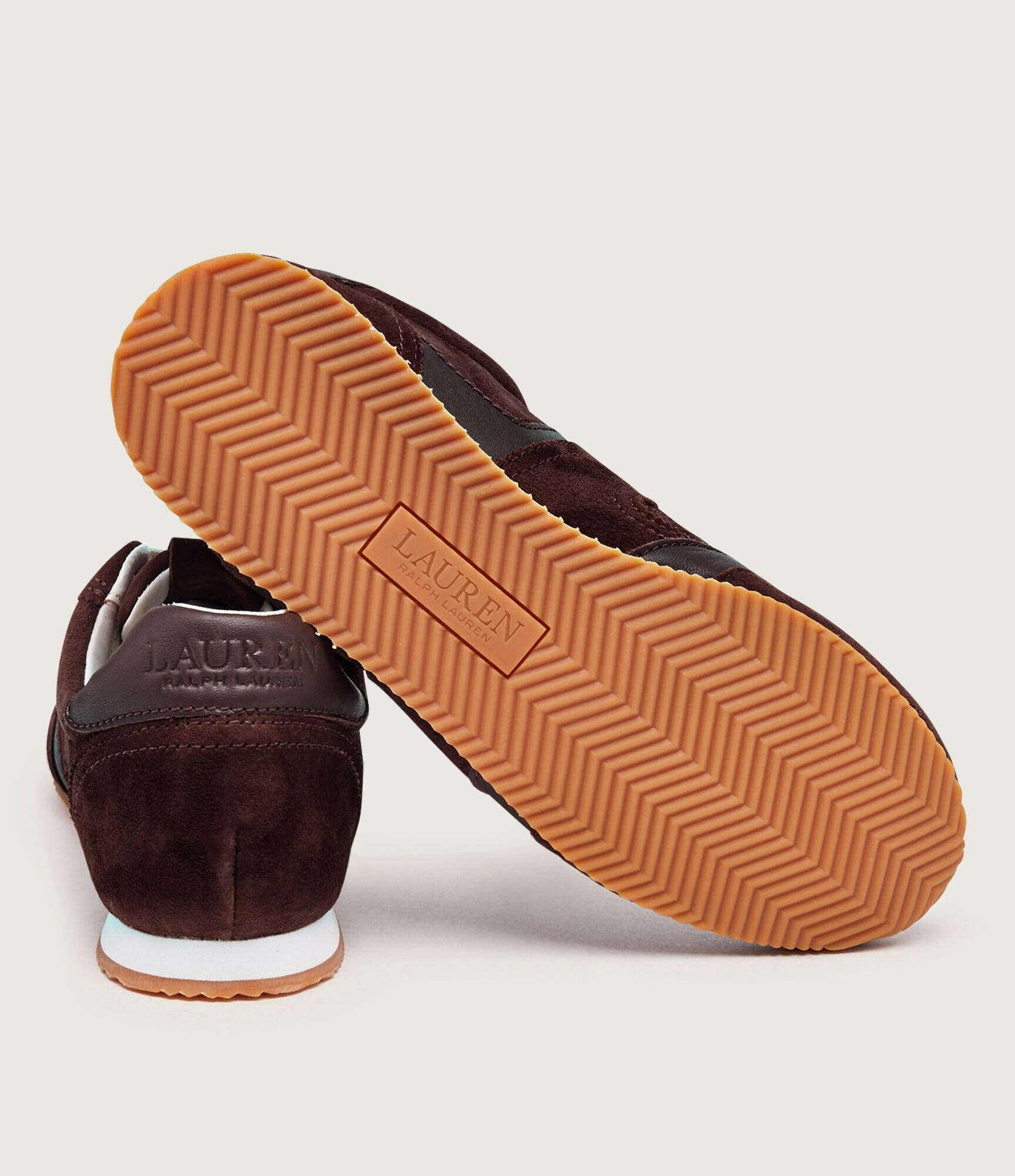 Lauren Ralph Lauren Sneakers Dani | piele întoarsă