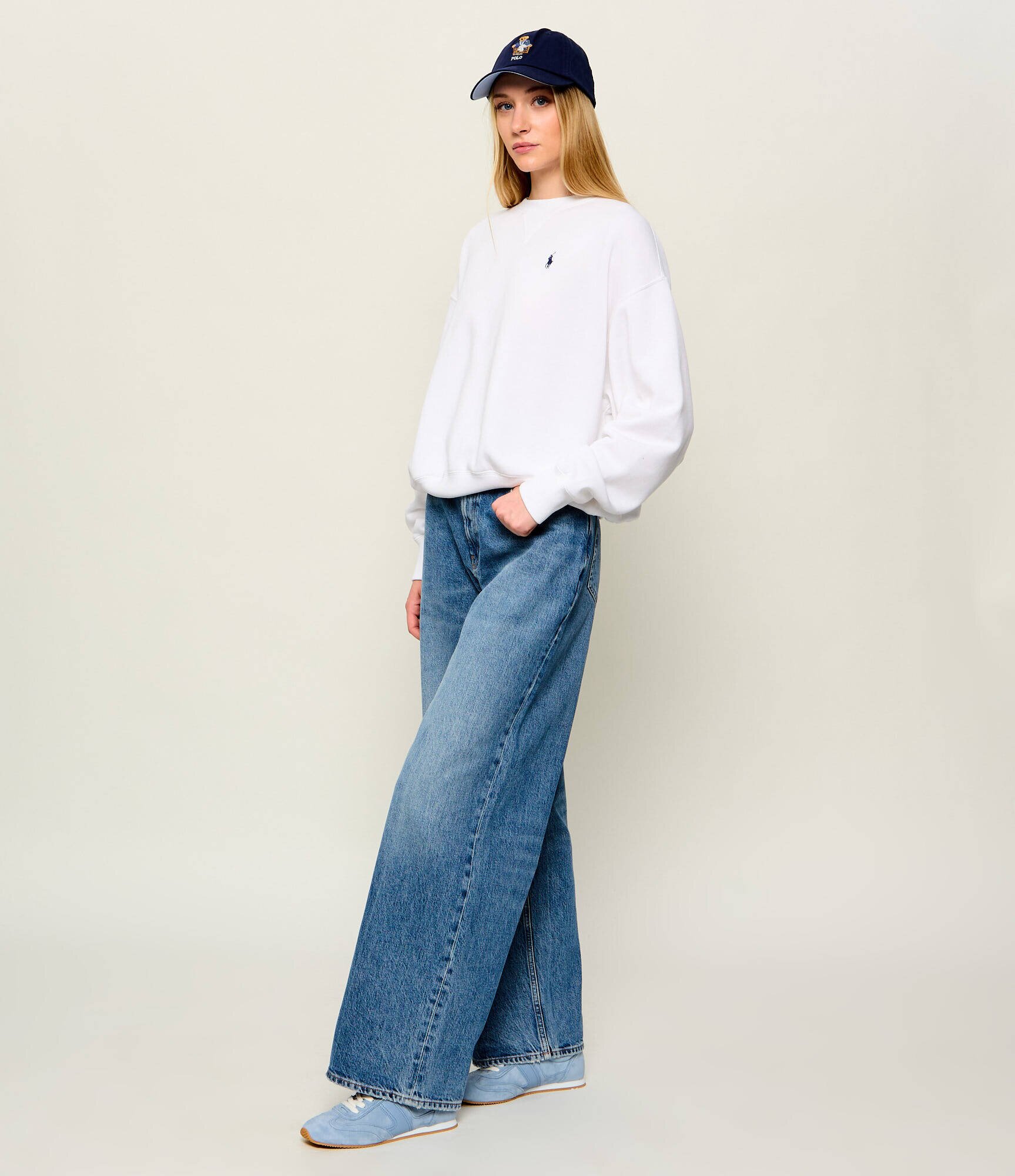 Lauren Ralph Lauren Sneakers DANI | piele întoarsă