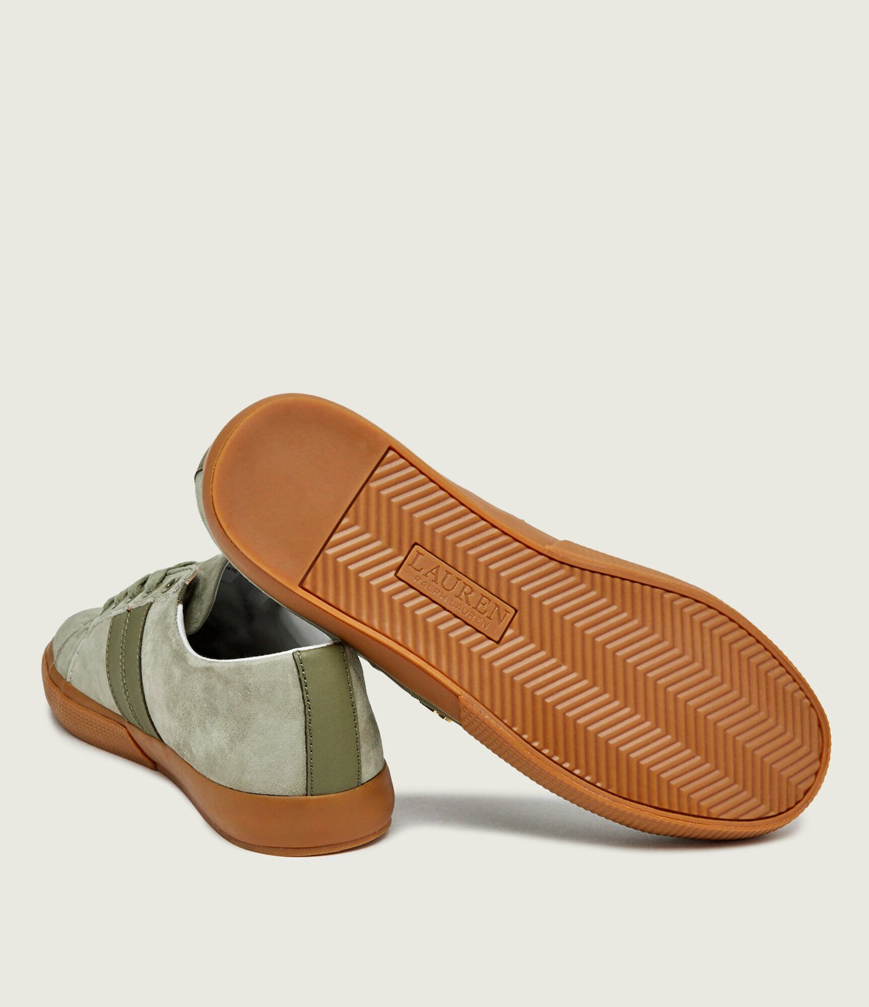 Lauren Ralph Lauren Sneakers JANSON II | piele întoarsă cu adaos de piele