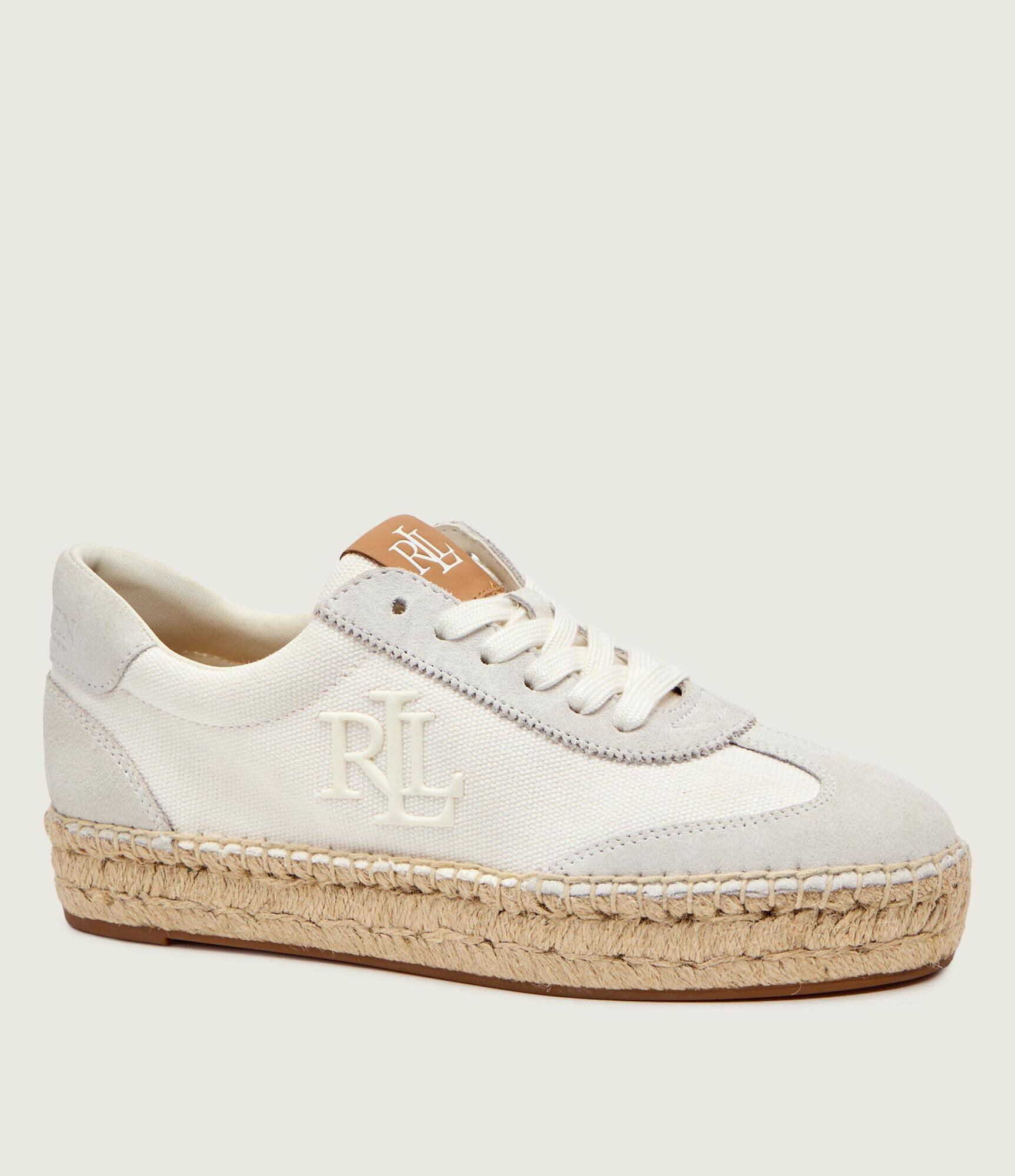 Lauren Ralph Lauren Sneakers LUIZE cu adaos de piele