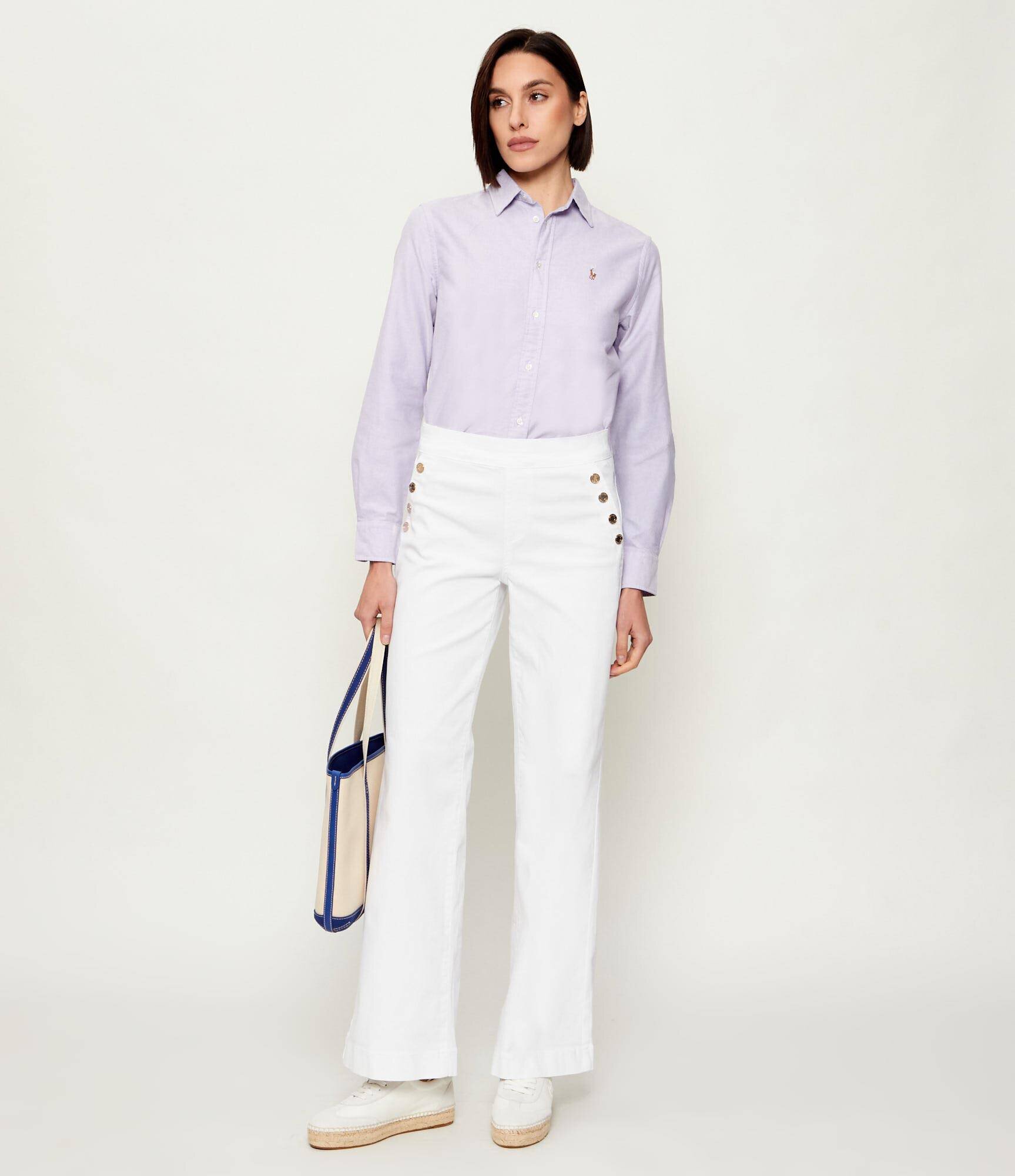 Lauren Ralph Lauren Sneakers LUIZE cu adaos de piele